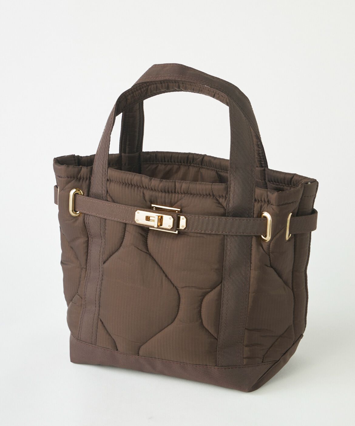 FAVORITE SUKINAMONO「ナイロンキルトトートバッグS《sita parantica》」|トートバッグ|ブラウン