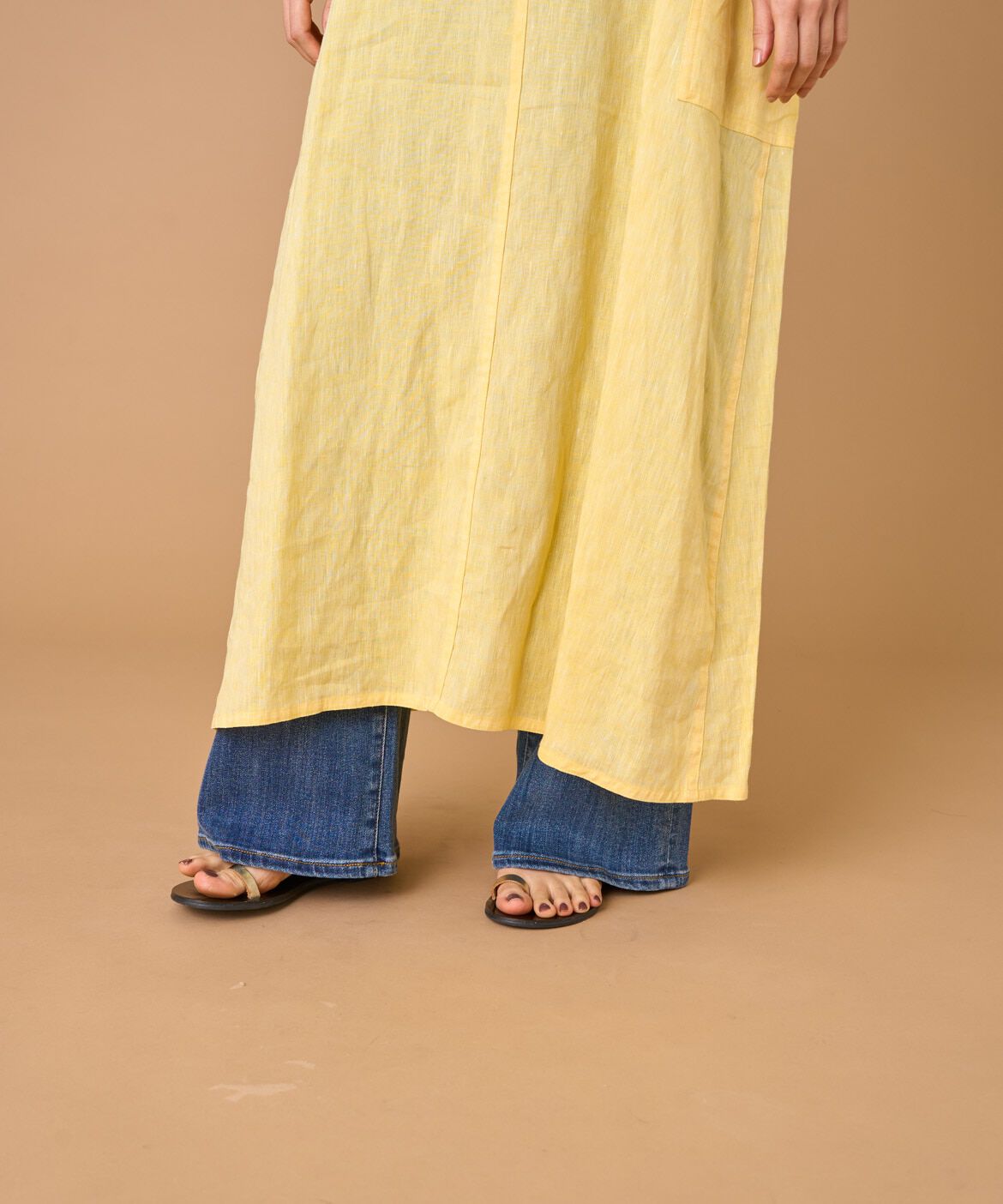 INED「TICCA リネン半袖ワンピース TBBS-313」|その他|