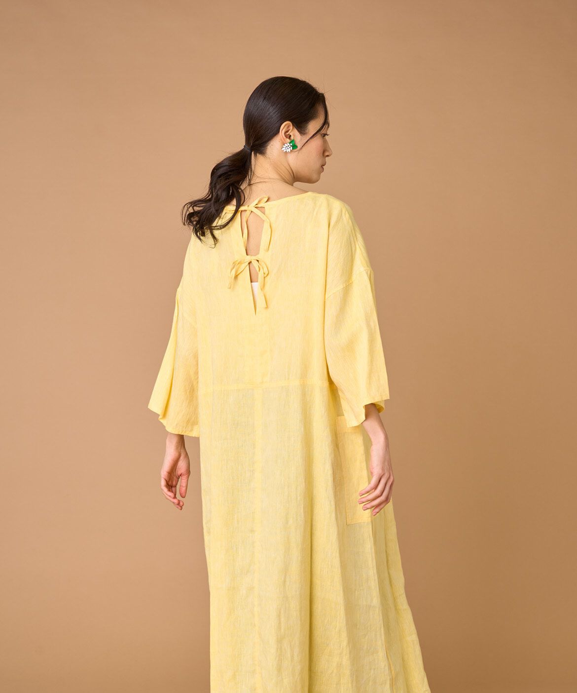 INED「TICCA リネン半袖ワンピース TBBS-313」|その他|