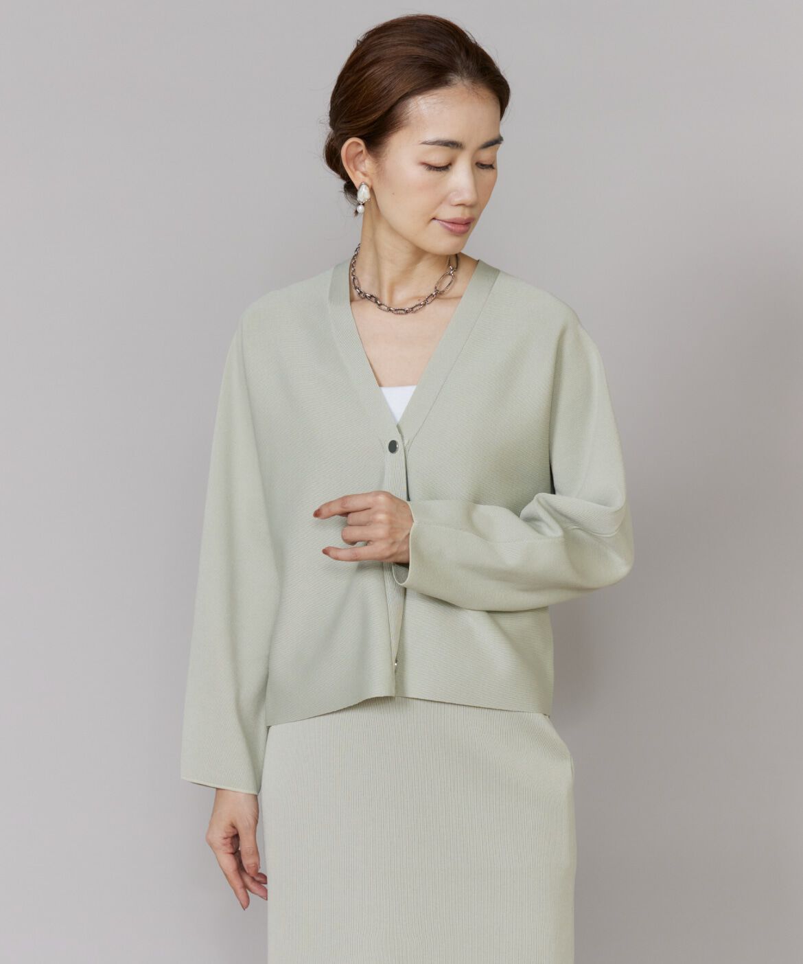 Le Souk「ドルマンスリーブニットカーディガン」|カーディガン|