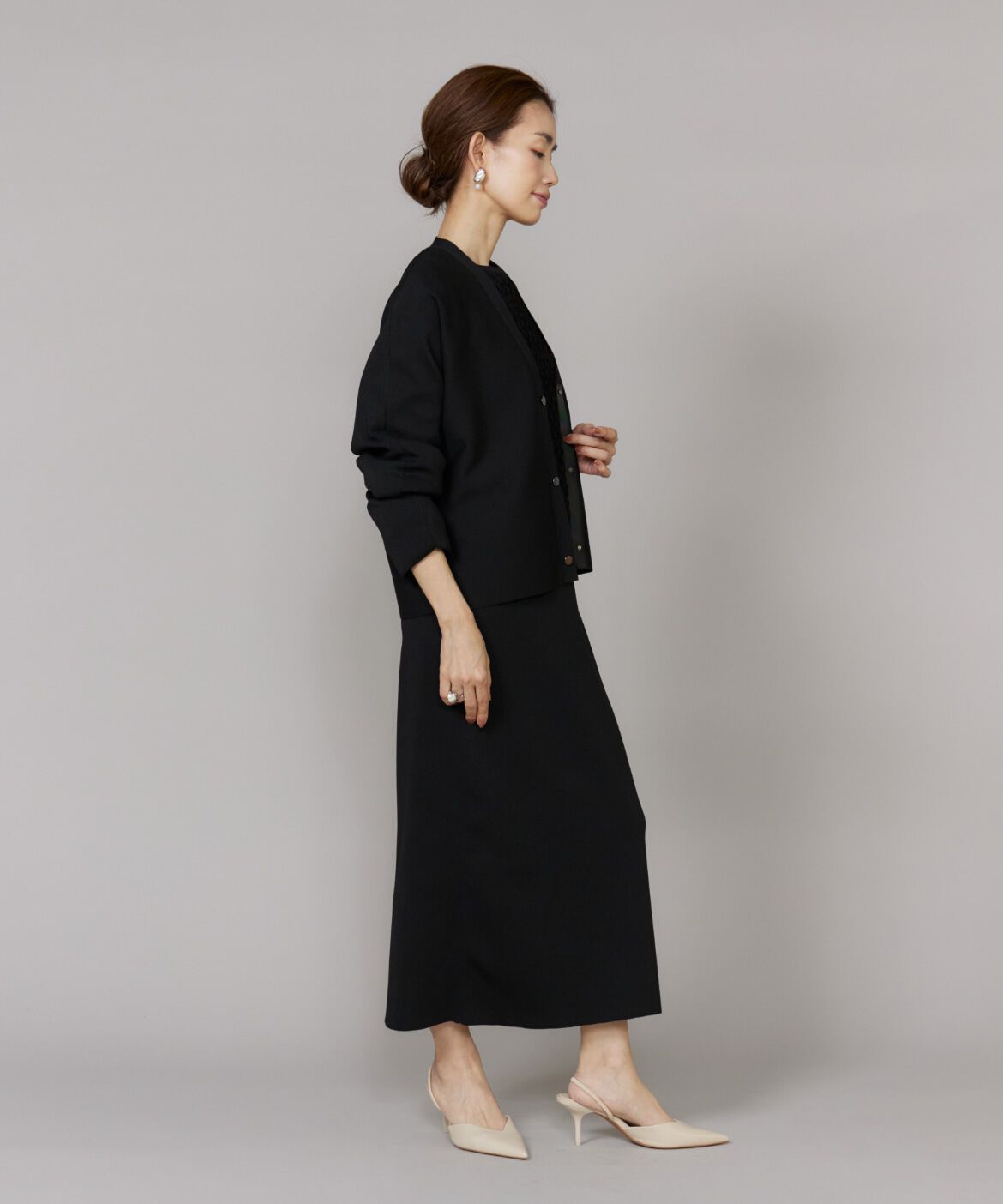 Le Souk「ドルマンスリーブニットカーディガン」|カーディガン|