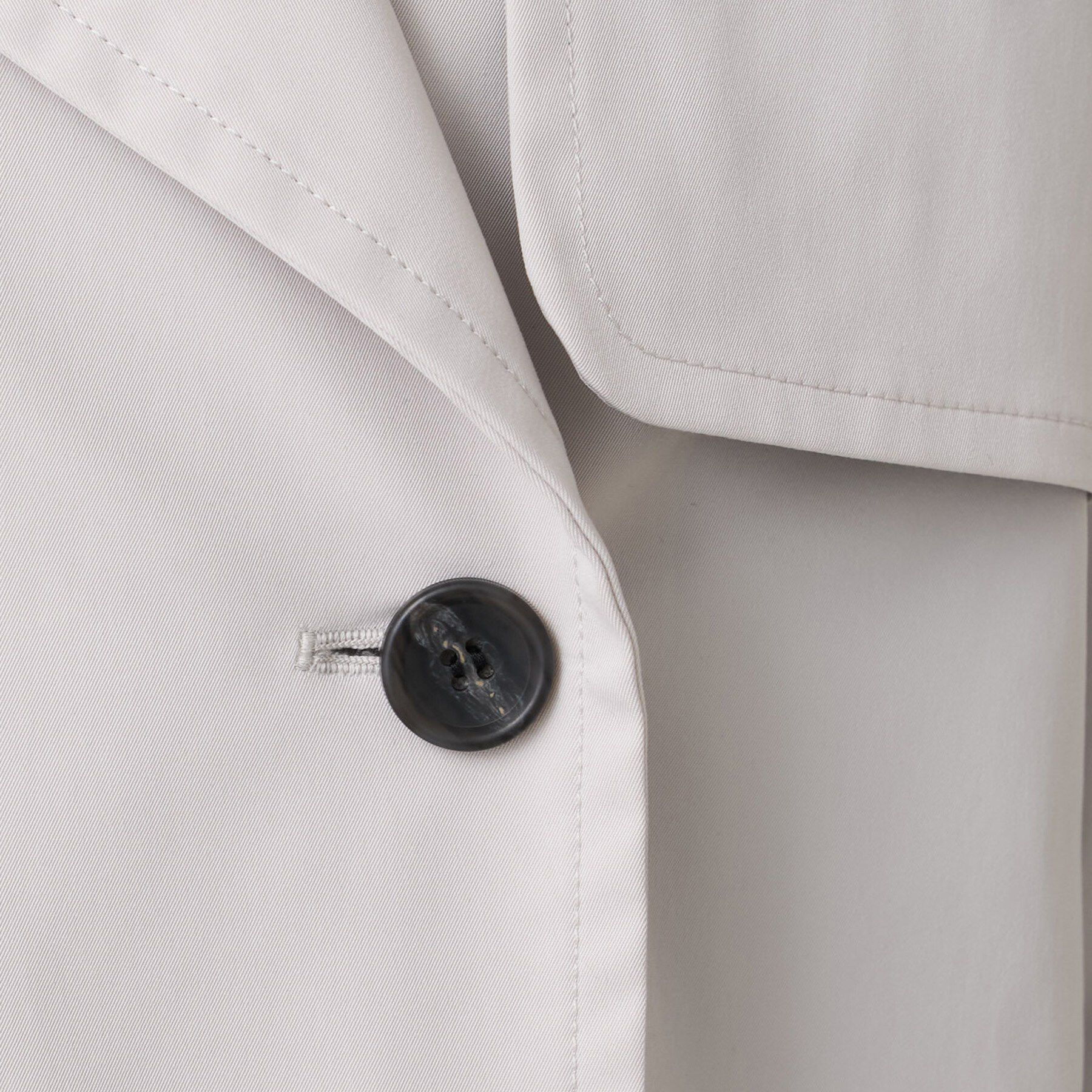 UNTITLED「【はっ水/洗える/セレモニーにも】タスランショートトレンチコート」|トレンチコート|