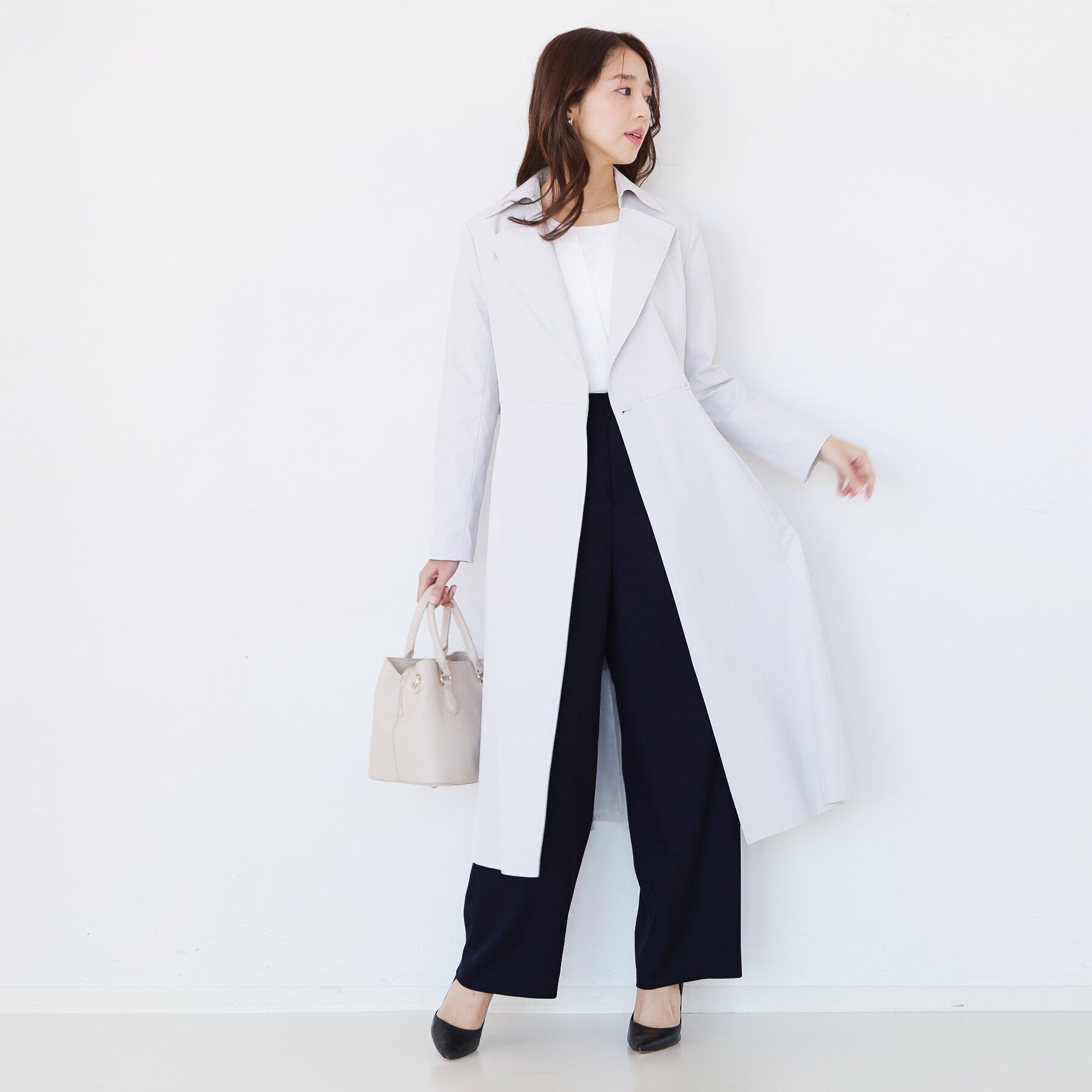 COUP DE CHANCE「【手洗い可】タック入りワイドパンツ」|その他|