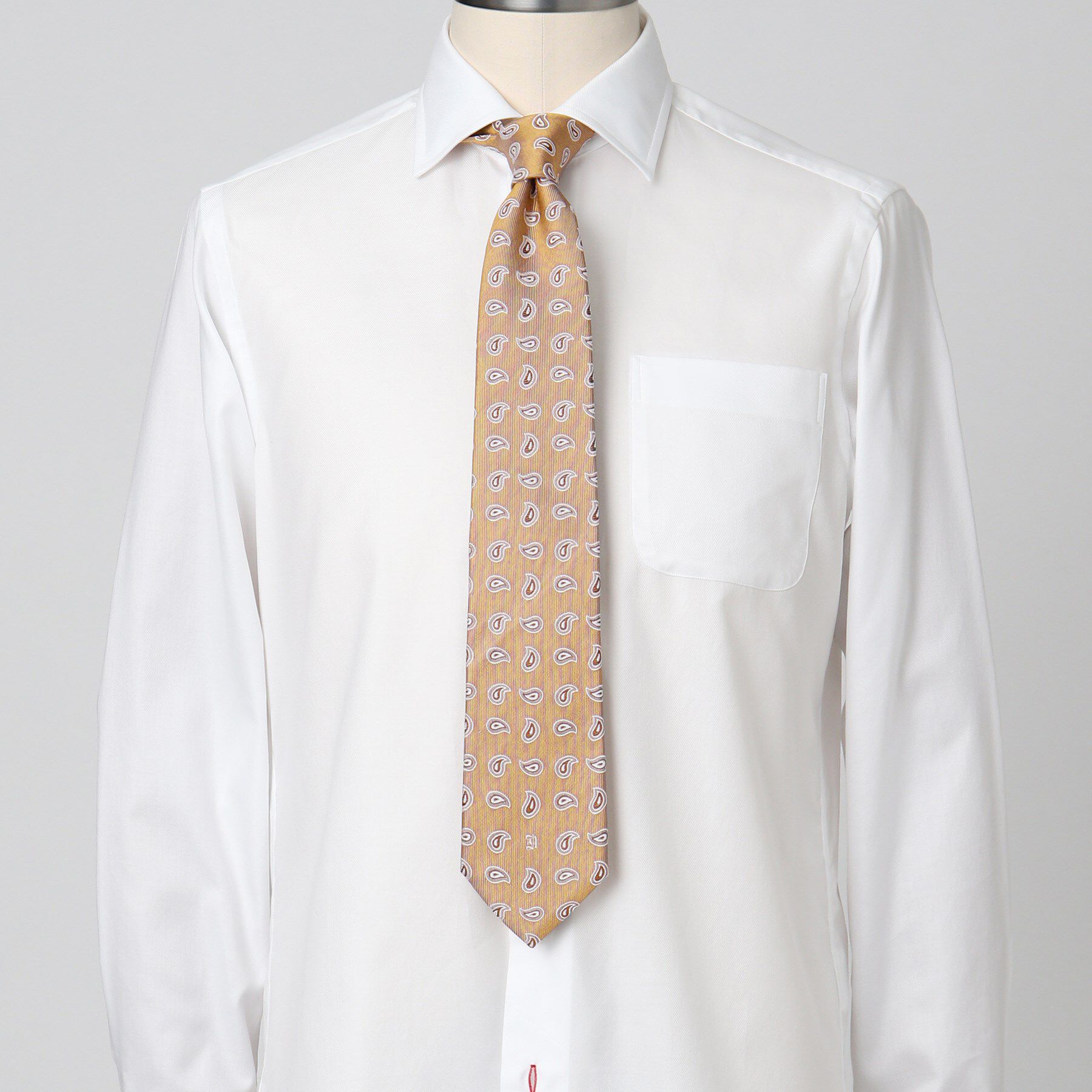 DRESSTERIOR「ペイズリータイ」|ネクタイ・蝶ネクタイ|タバコブラウン(35