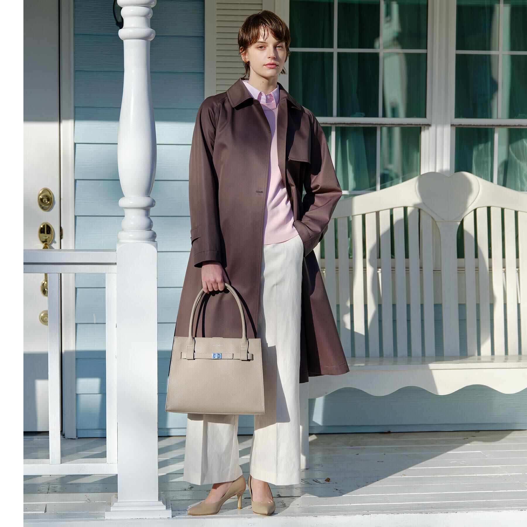 DRESSTERIOR「ライトトレンチコート」|トレンチコート|