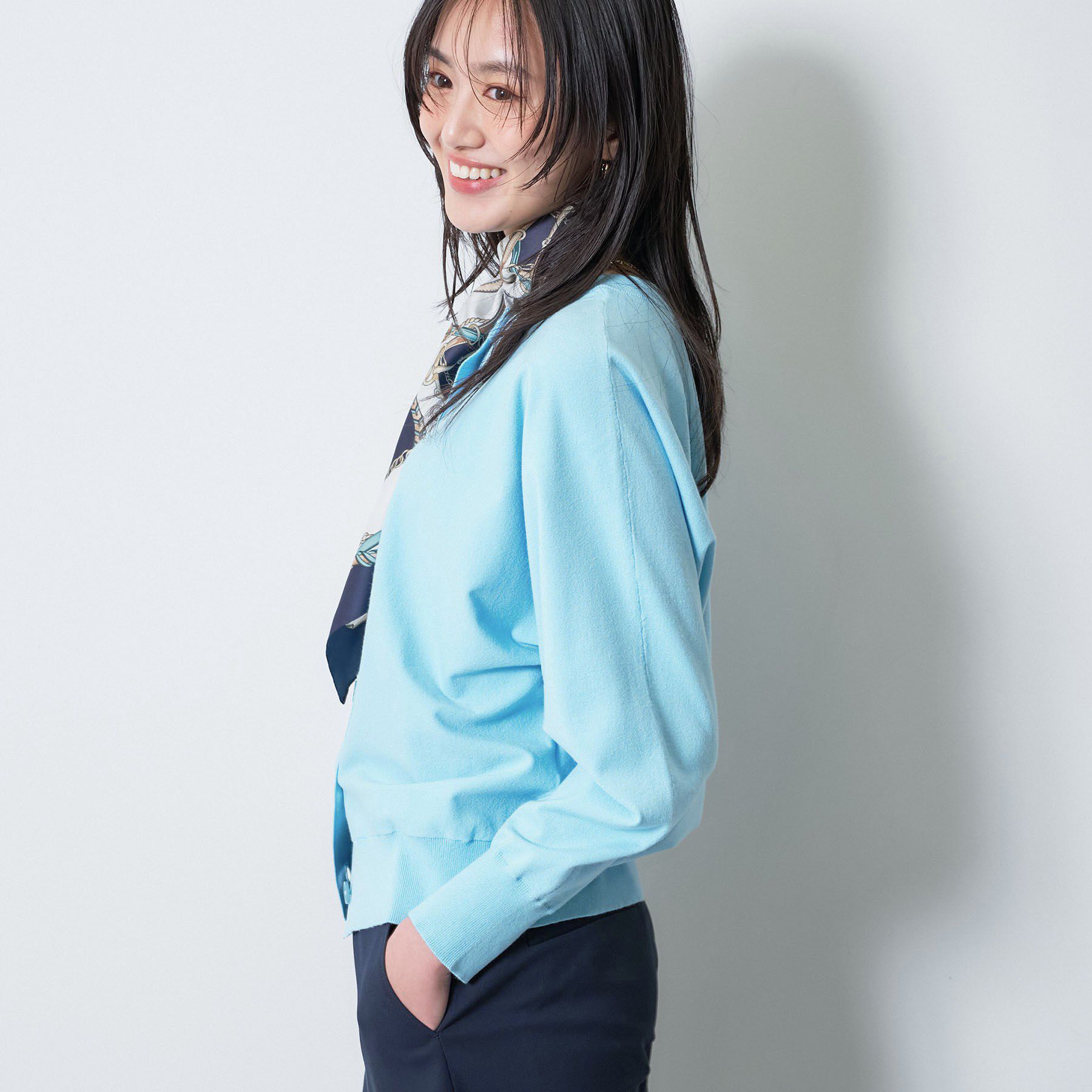 INDIVI「【洗える／前後2WAY／アンサンブル可能】ドルマンスリーブカーディガン」|カーディガン|