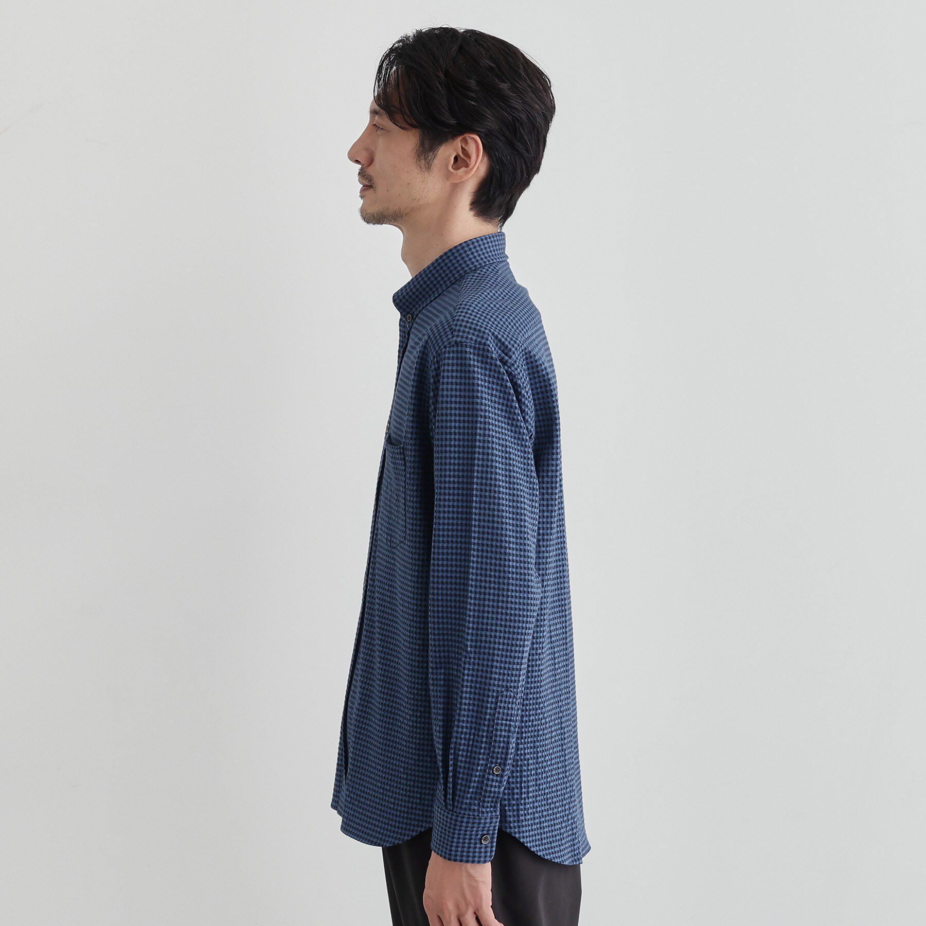 TAKEO KIKUCHI「【抗菌防臭】サッカーギンガムチェック ボタンダウンシャツ」|シャツ・ブラウス|