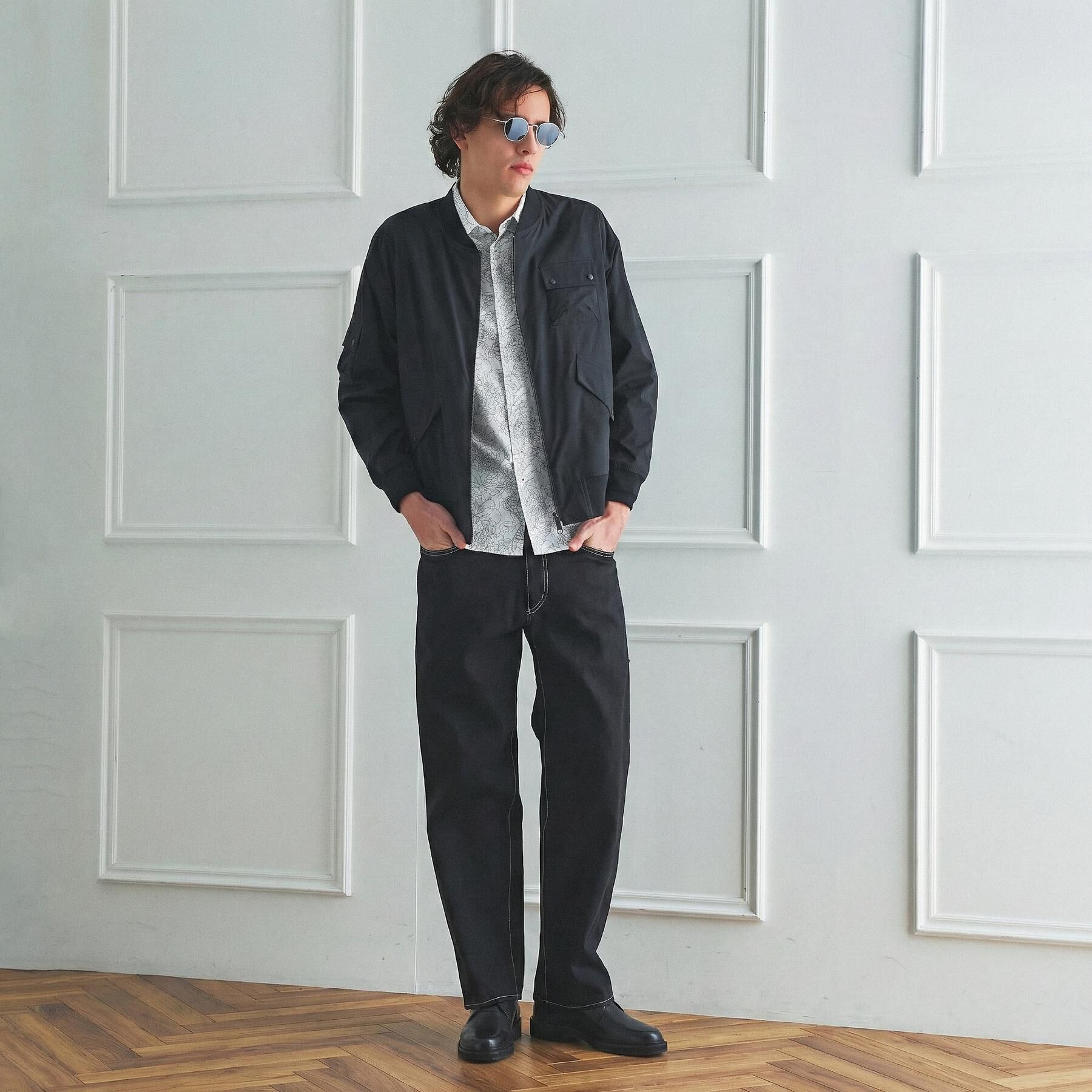 TAKEO KIKUCHI「【BOWLER HAT LABEL】撥水 MA－1ブルゾン」|ブルゾン・スタジャン|