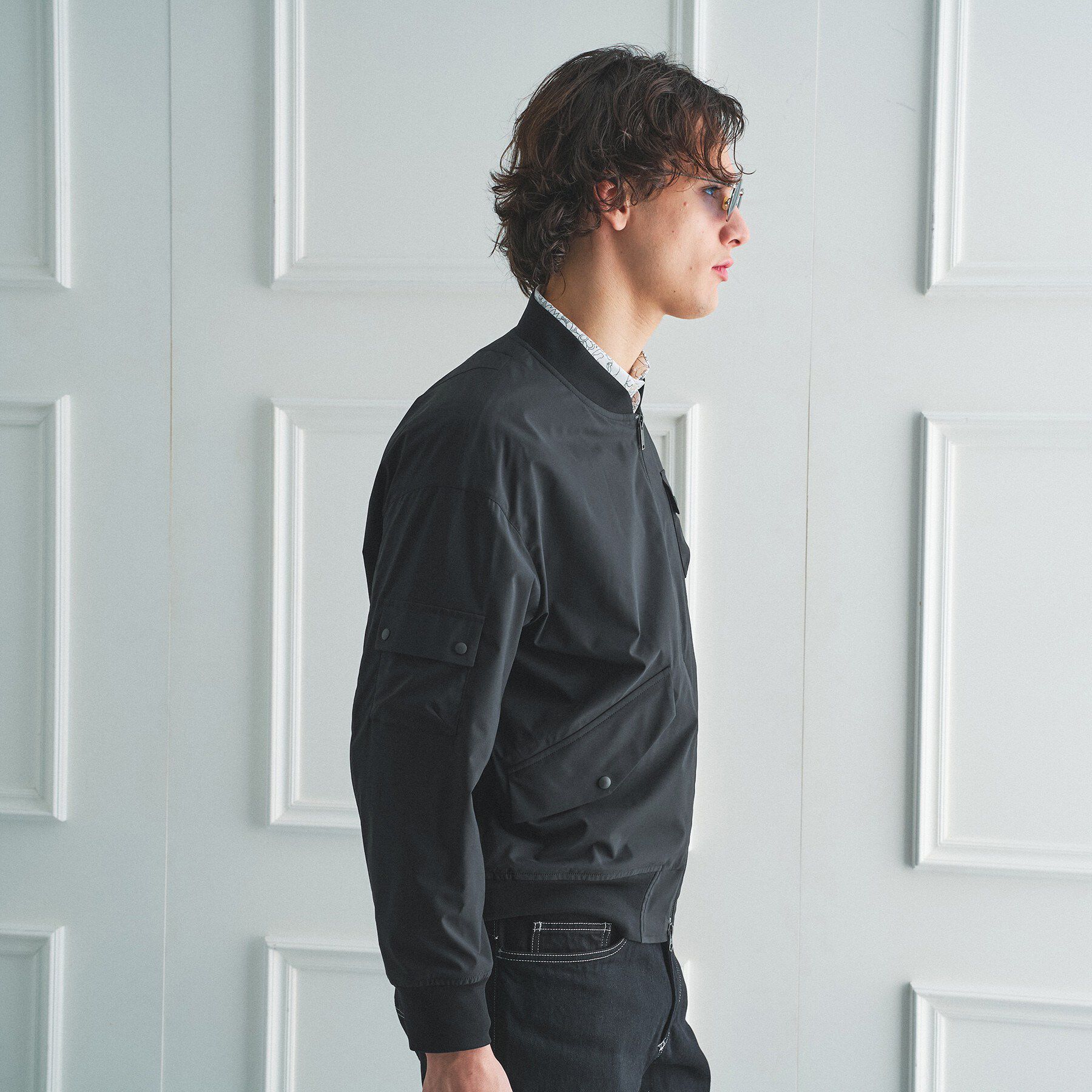 TAKEO KIKUCHI「【BOWLER HAT LABEL】撥水 MA－1ブルゾン」|ブルゾン・スタジャン|