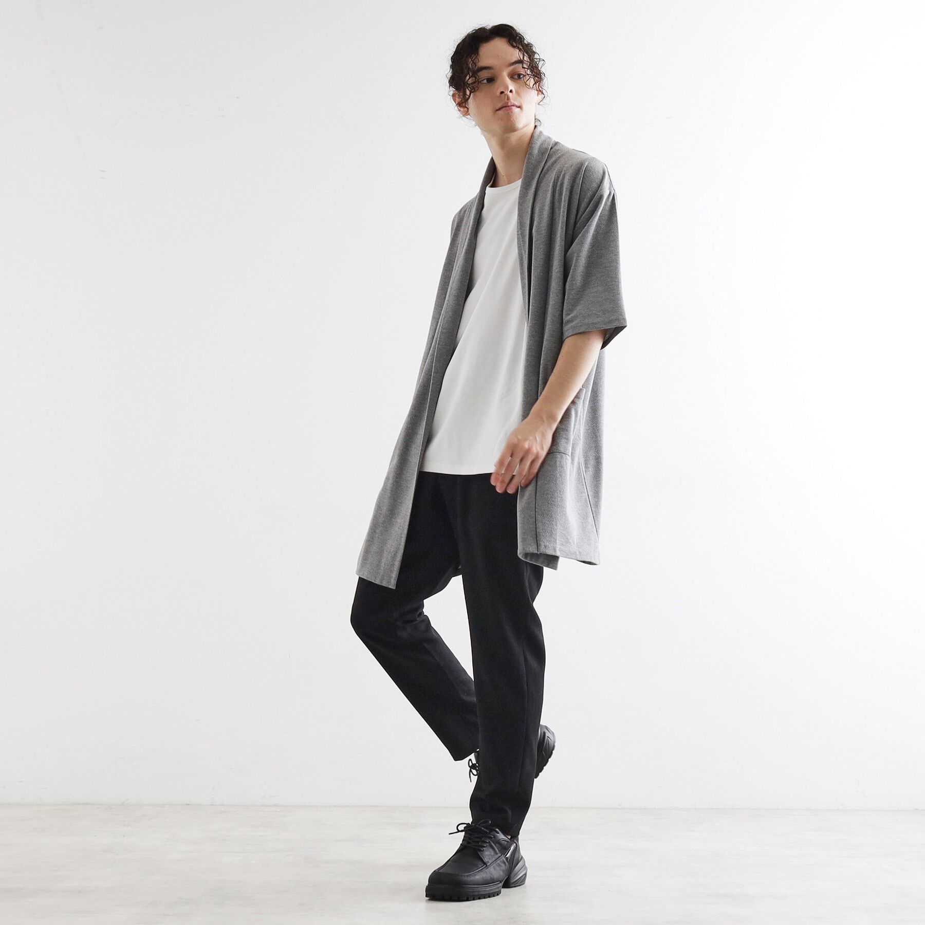 tk.TAKEO KIKUCHI「ショールロングコーディガン」|カーディガン|