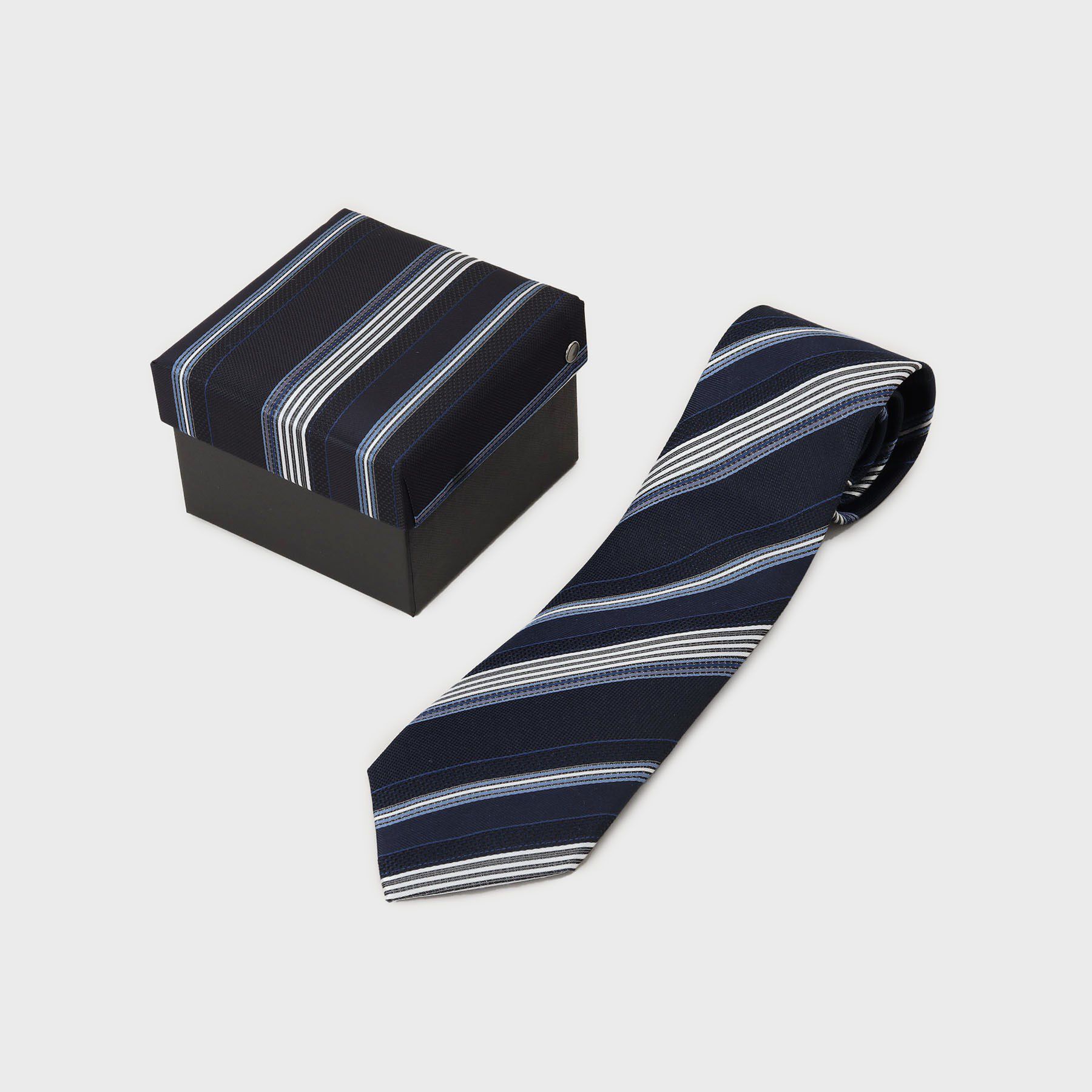 tk.TAKEO KIKUCHI「【ボックス付き】シルクネクタイ」|ネクタイ・蝶ネクタイ|ネイビー(394)