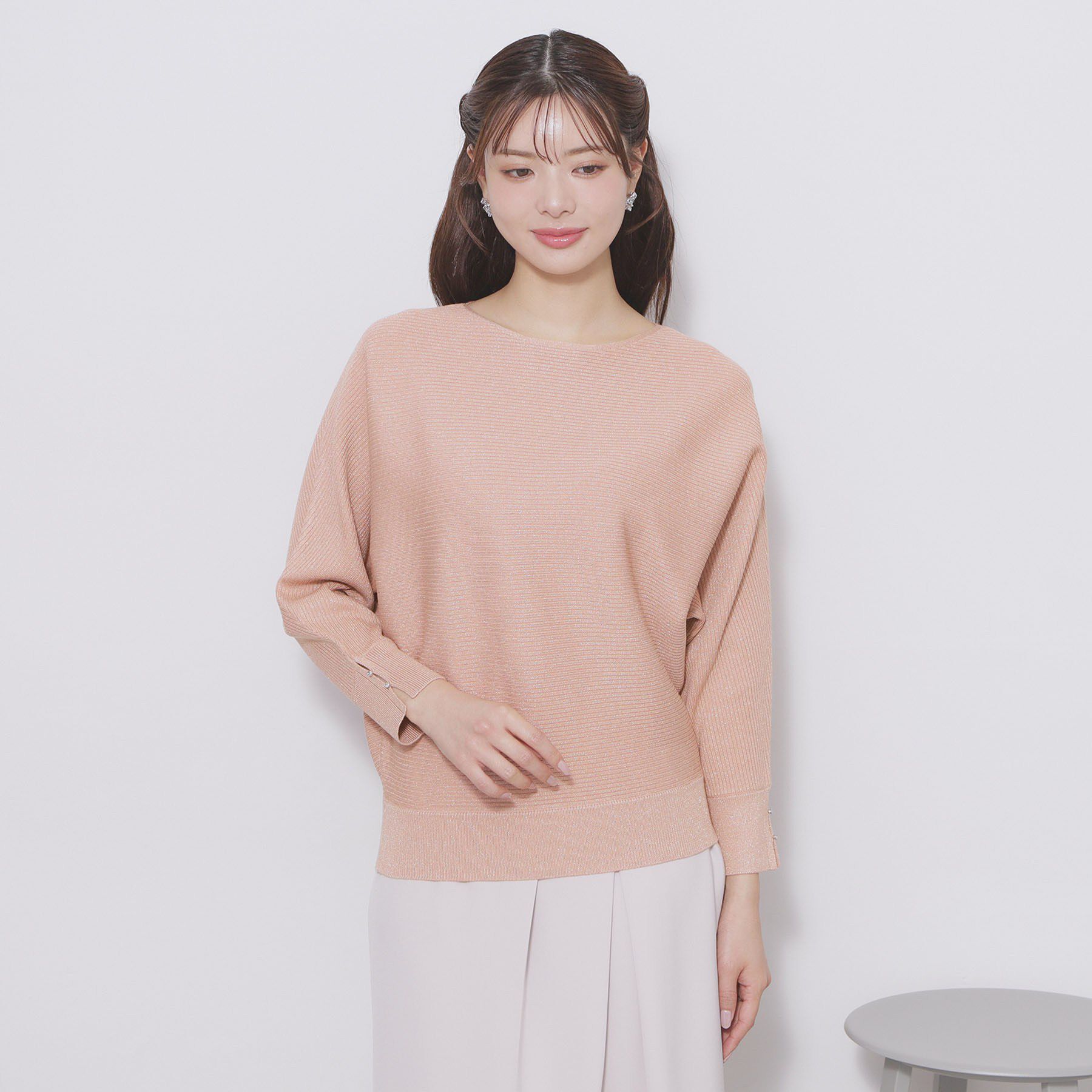 index「ドルマンリブニット【洗濯機OK/抗ピル】《5col》」|ニット・セーター|