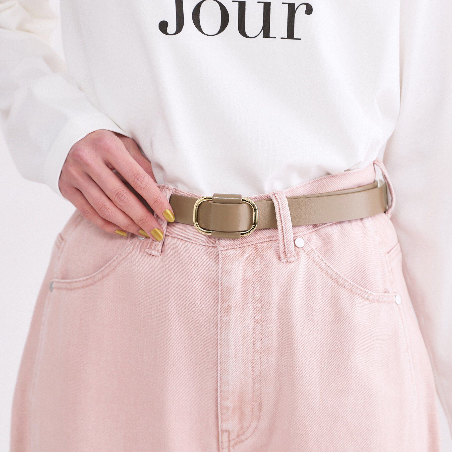 OPAQUE.CLIP「本革ベルト（穴なし）」|ベルト|