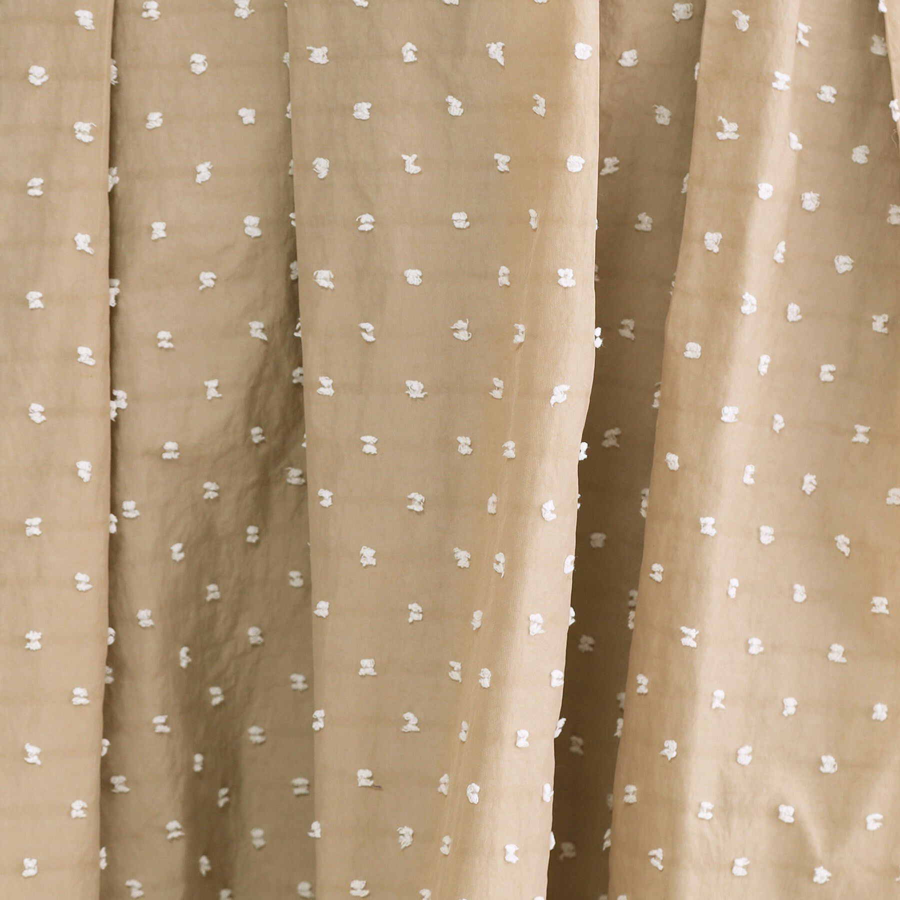 OPAQUE.CLIP「ドビードットタックフレアスカート【洗濯機OK】」|スカート|