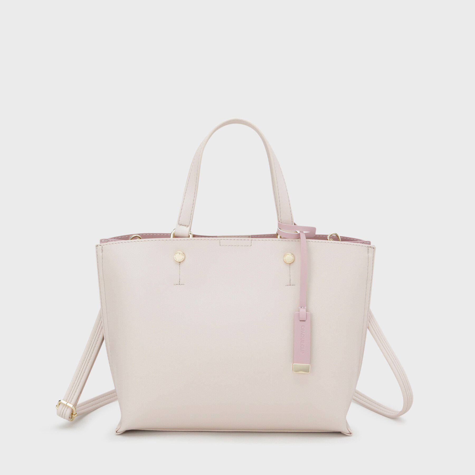 OPAQUE.CLIP「名品バイカラーミドルトート」|トートバッグ|