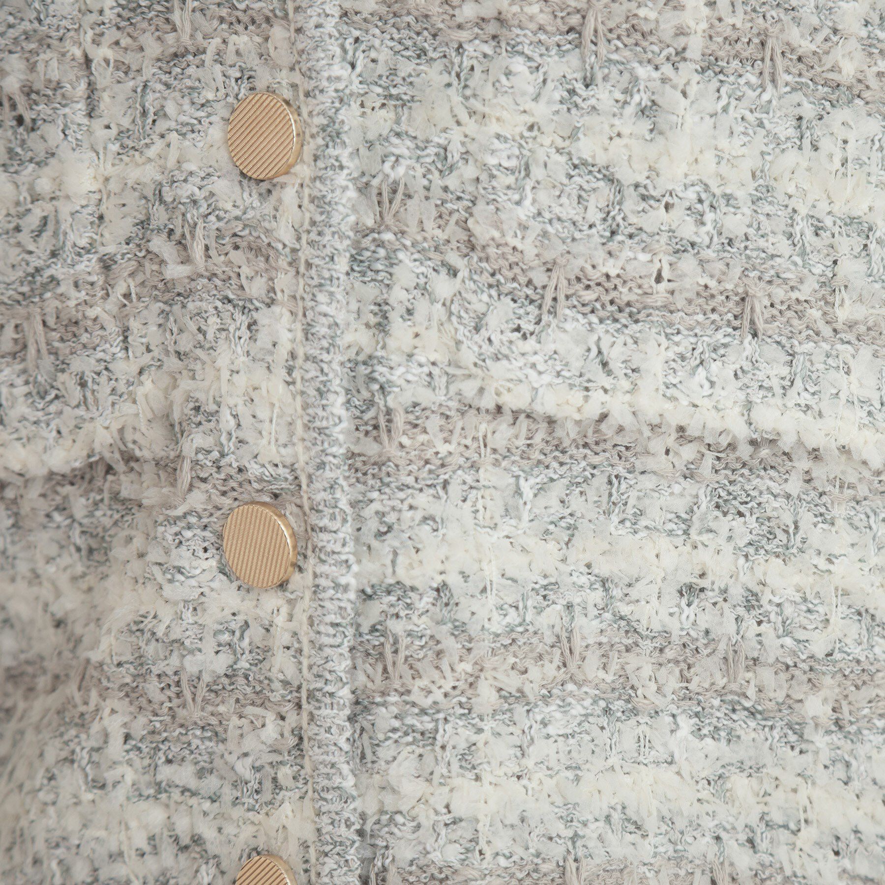 Couture broach「ツイード編みカーディガン」|カーディガン|