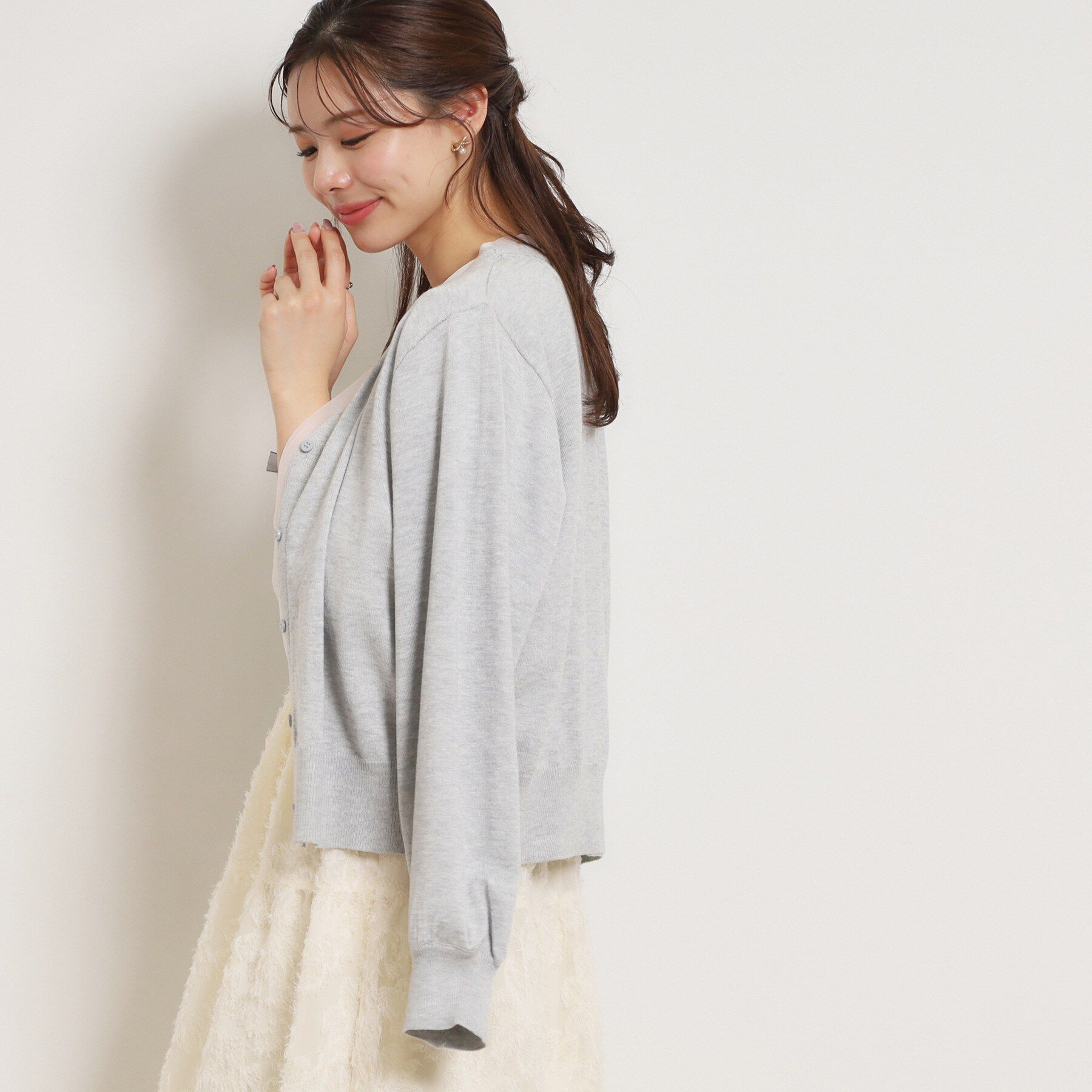 Couture broach「シアードッキングカーディガン」|カーディガン|