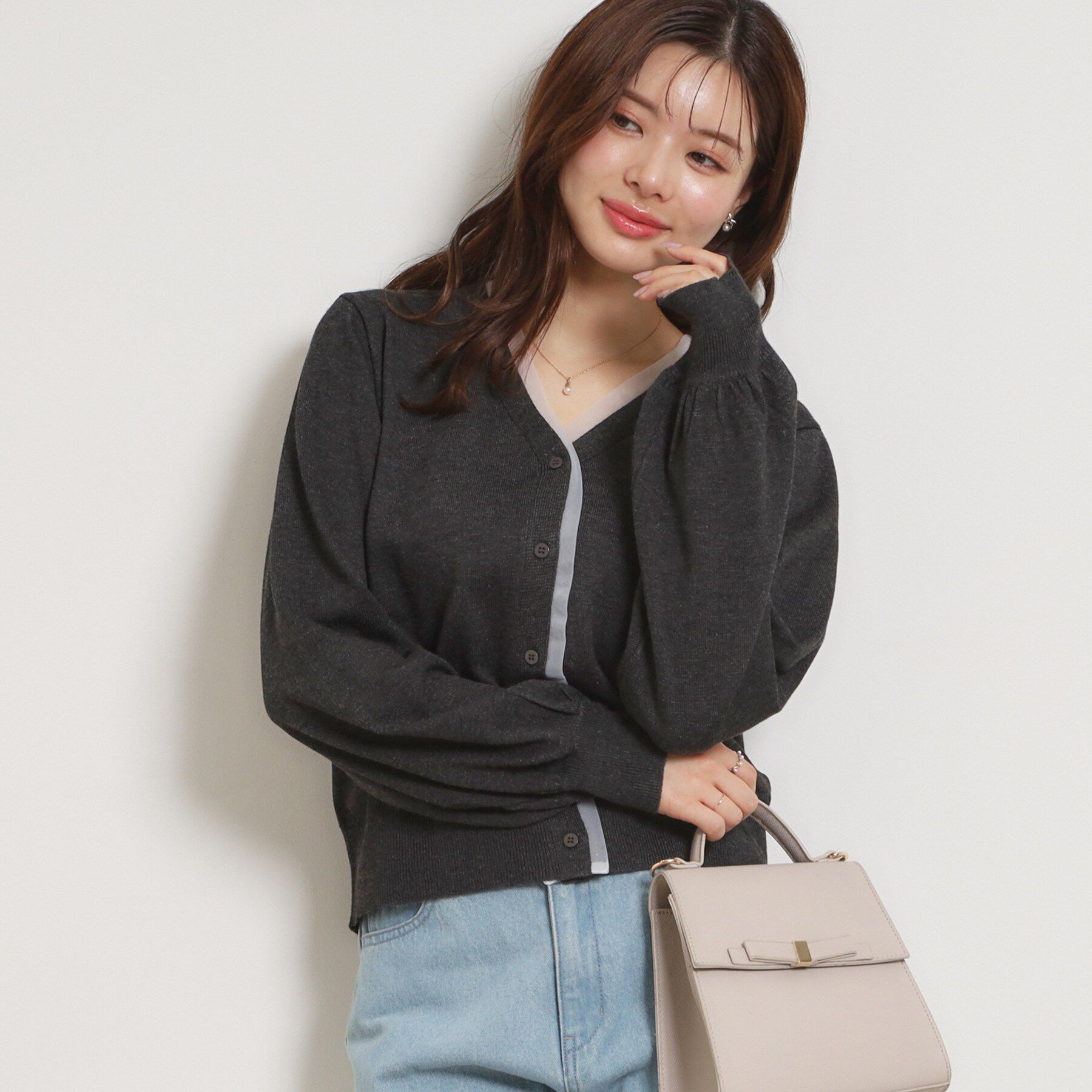 Couture broach「シアードッキングカーディガン」|カーディガン|