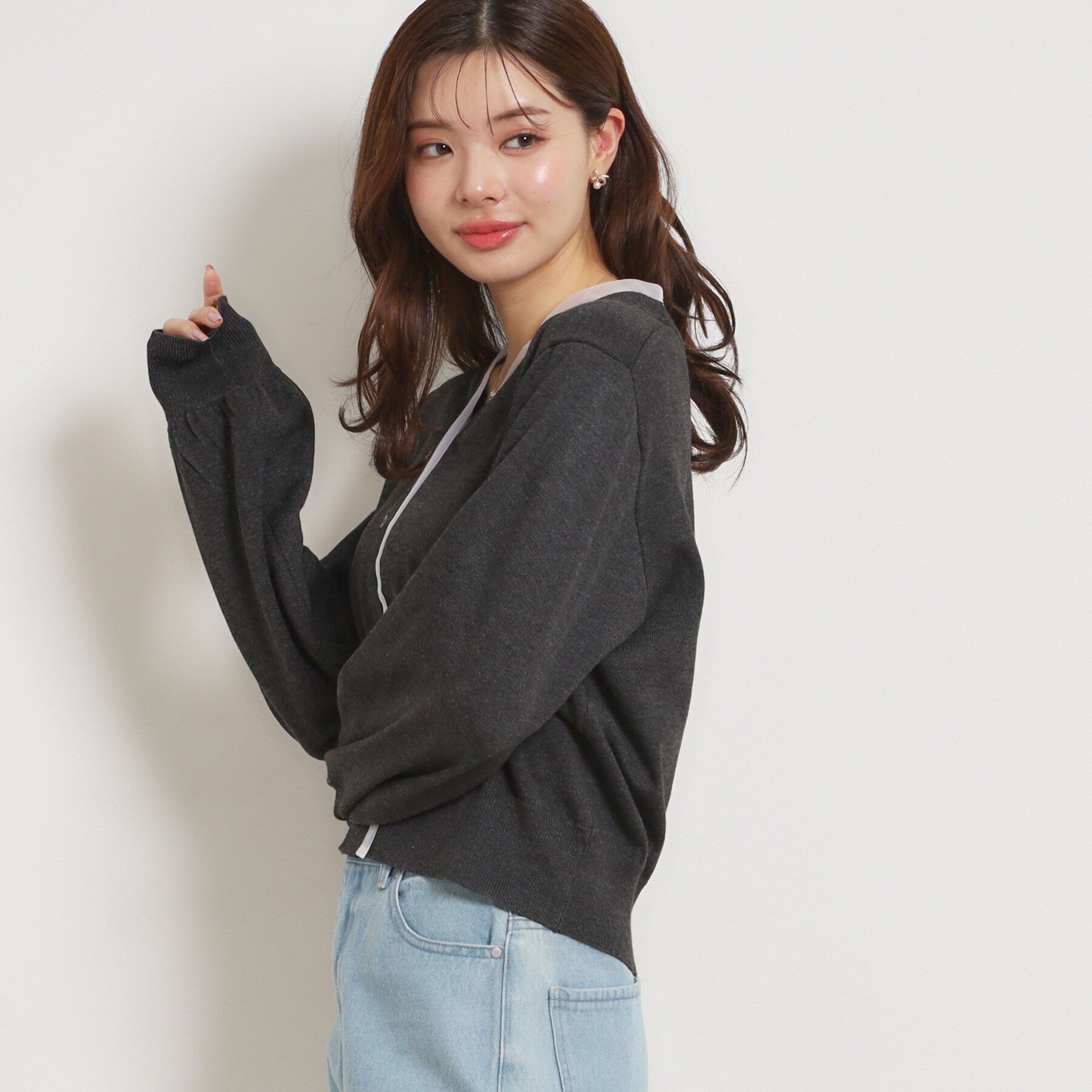 Couture broach「シアードッキングカーディガン」|カーディガン|