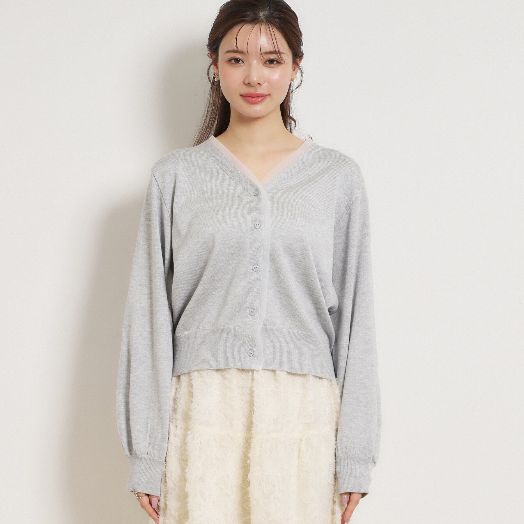 Couture broach「シアードッキングカーディガン」|カーディガン|