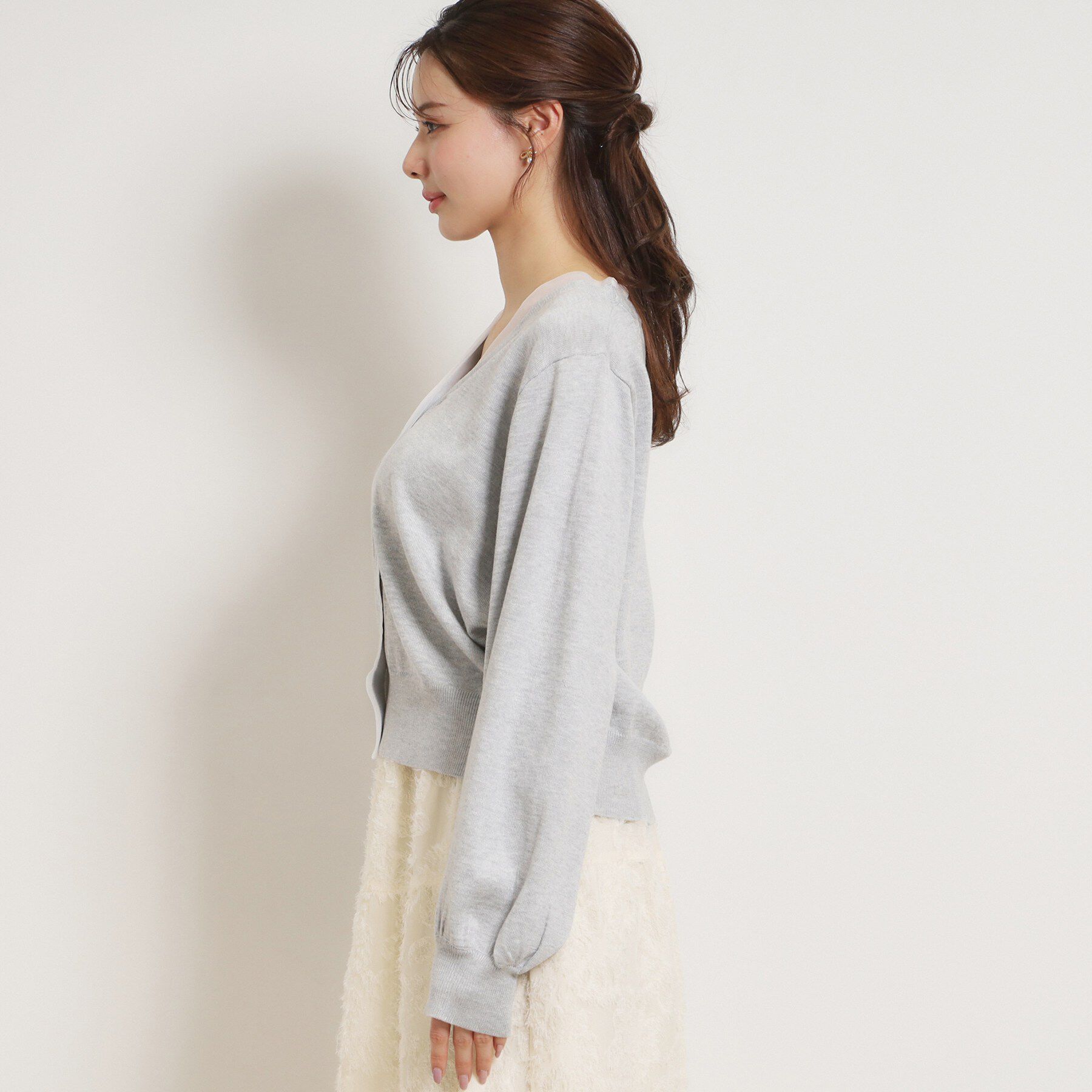 Couture broach「シアードッキングカーディガン」|カーディガン|