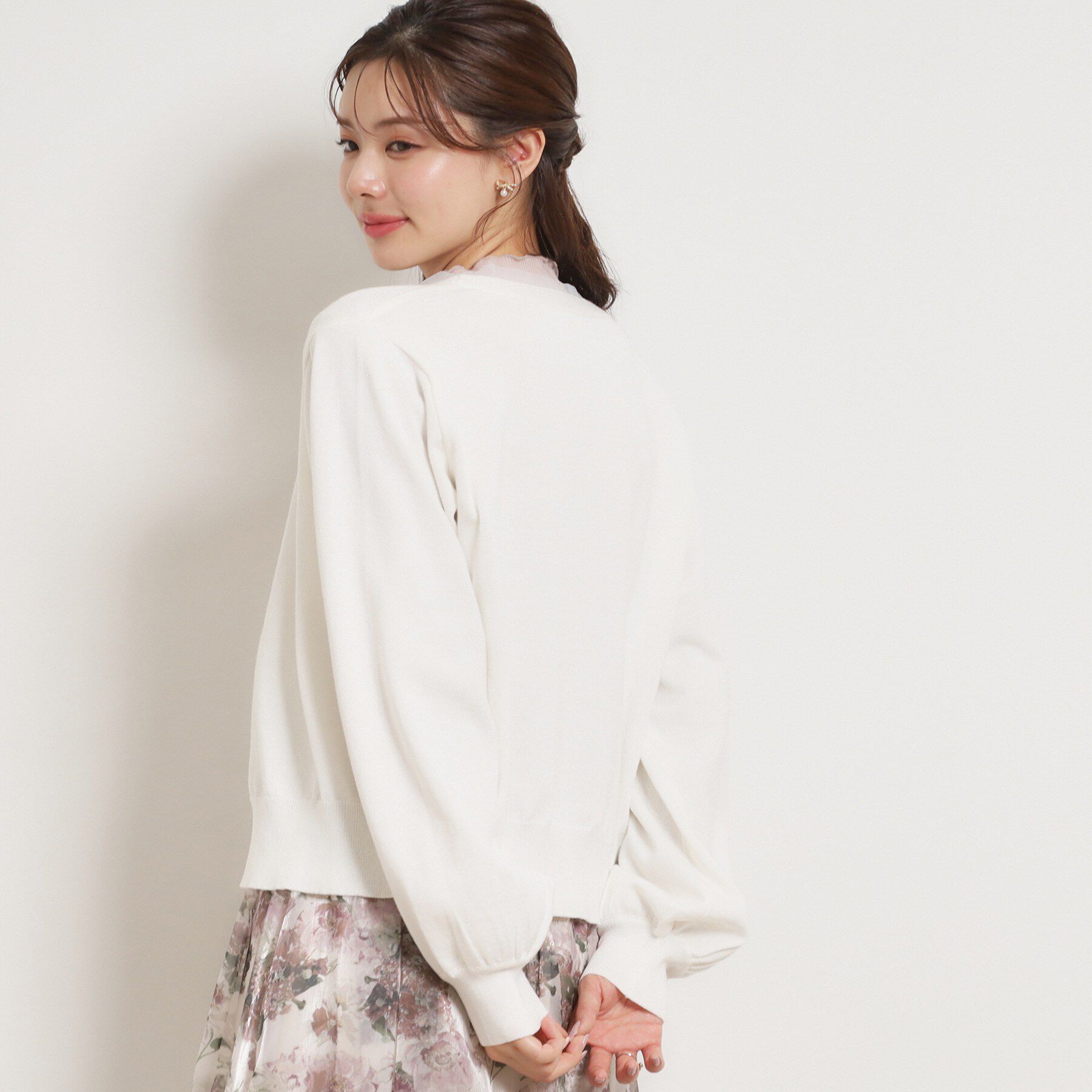 Couture broach「シアードッキングカーディガン」|カーディガン|