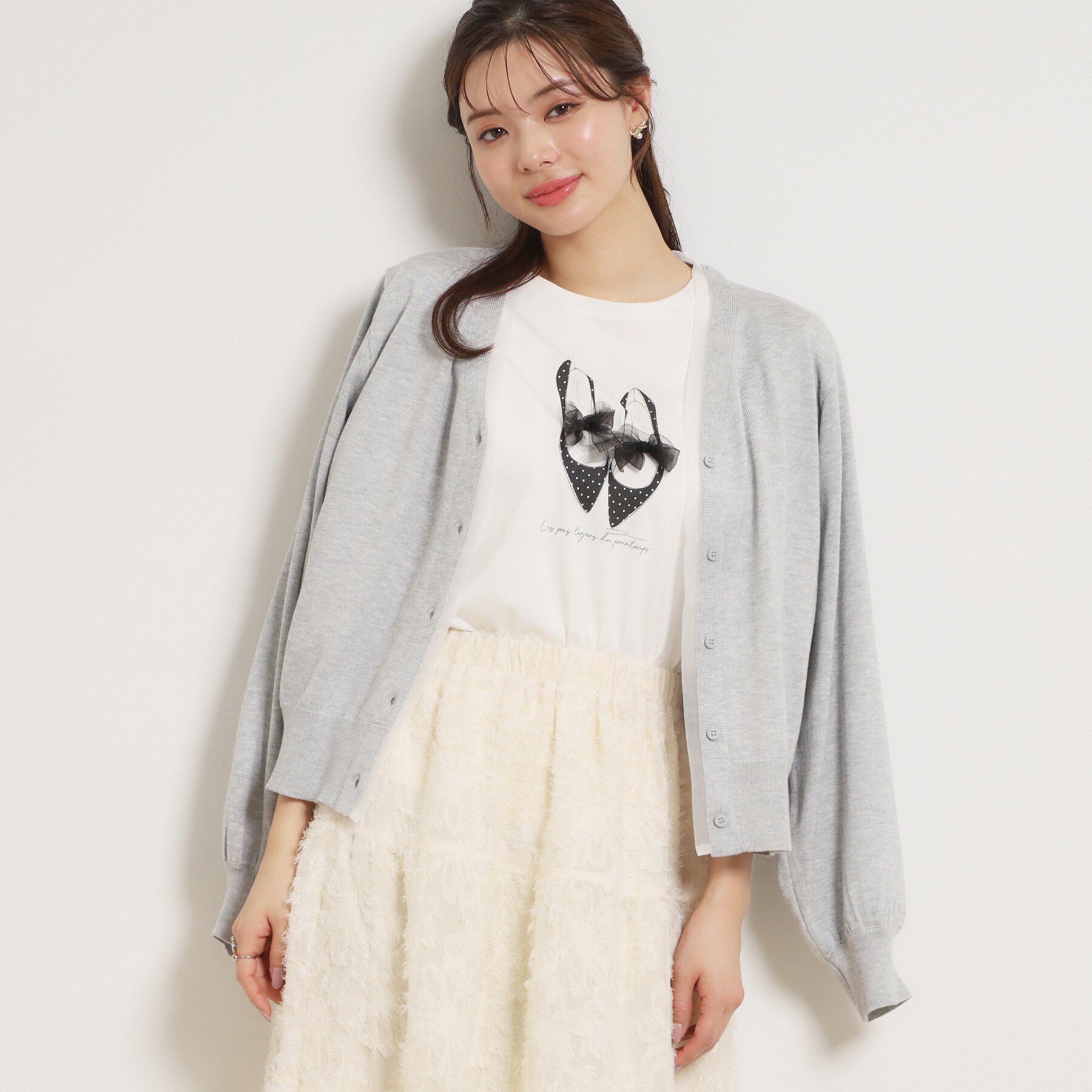 Couture broach「シアードッキングカーディガン」|カーディガン|