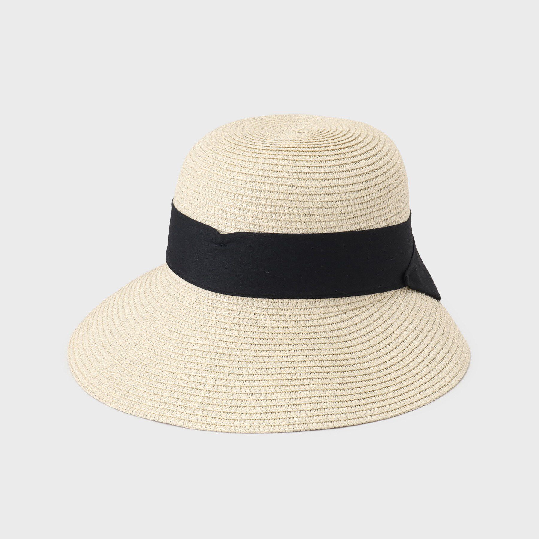 THE SHOP TK「つば広雑材ハット」|ハット|アイボリー(004)