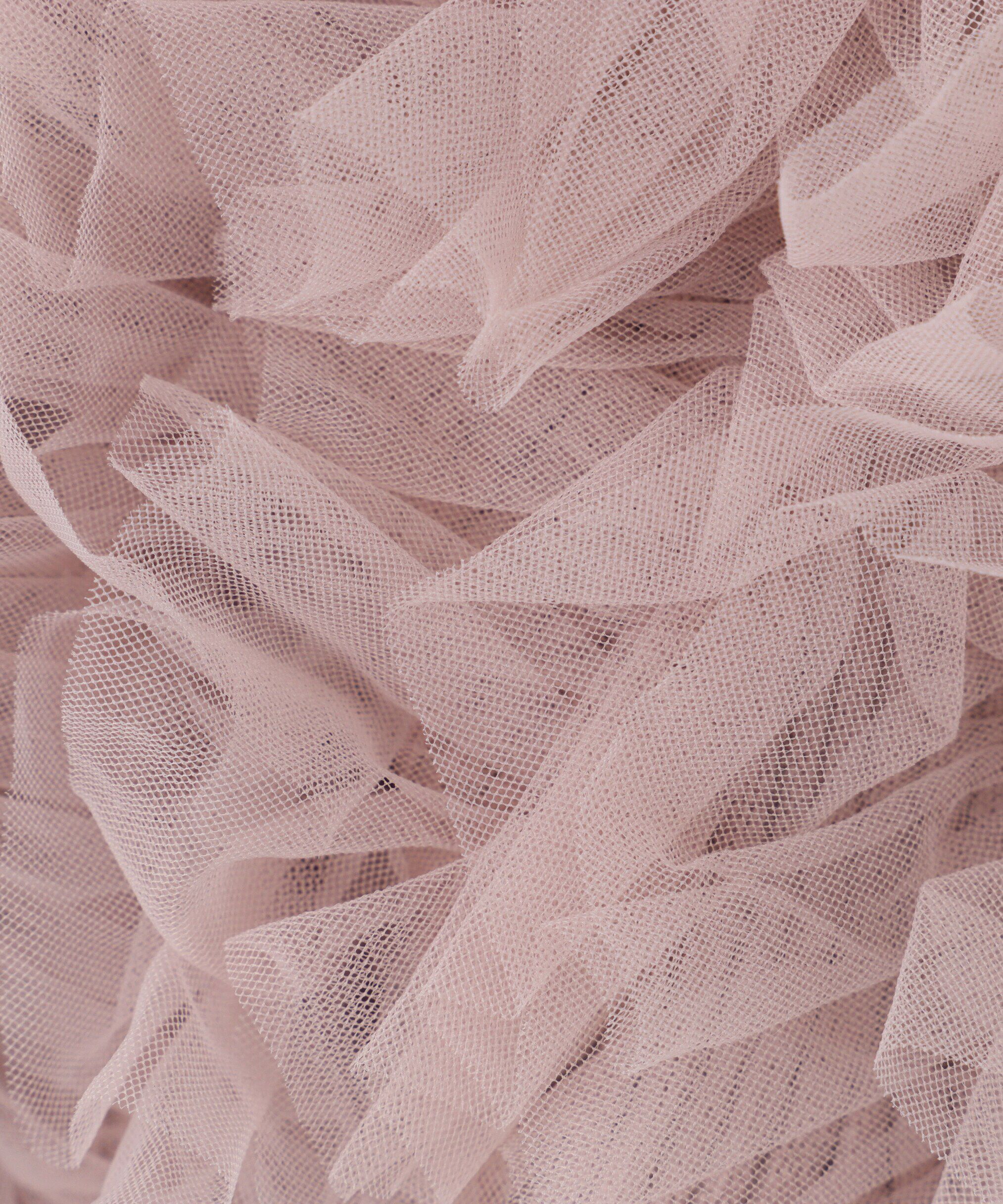  「チュールフリルショルダーニットワンピース」|ワンピース|