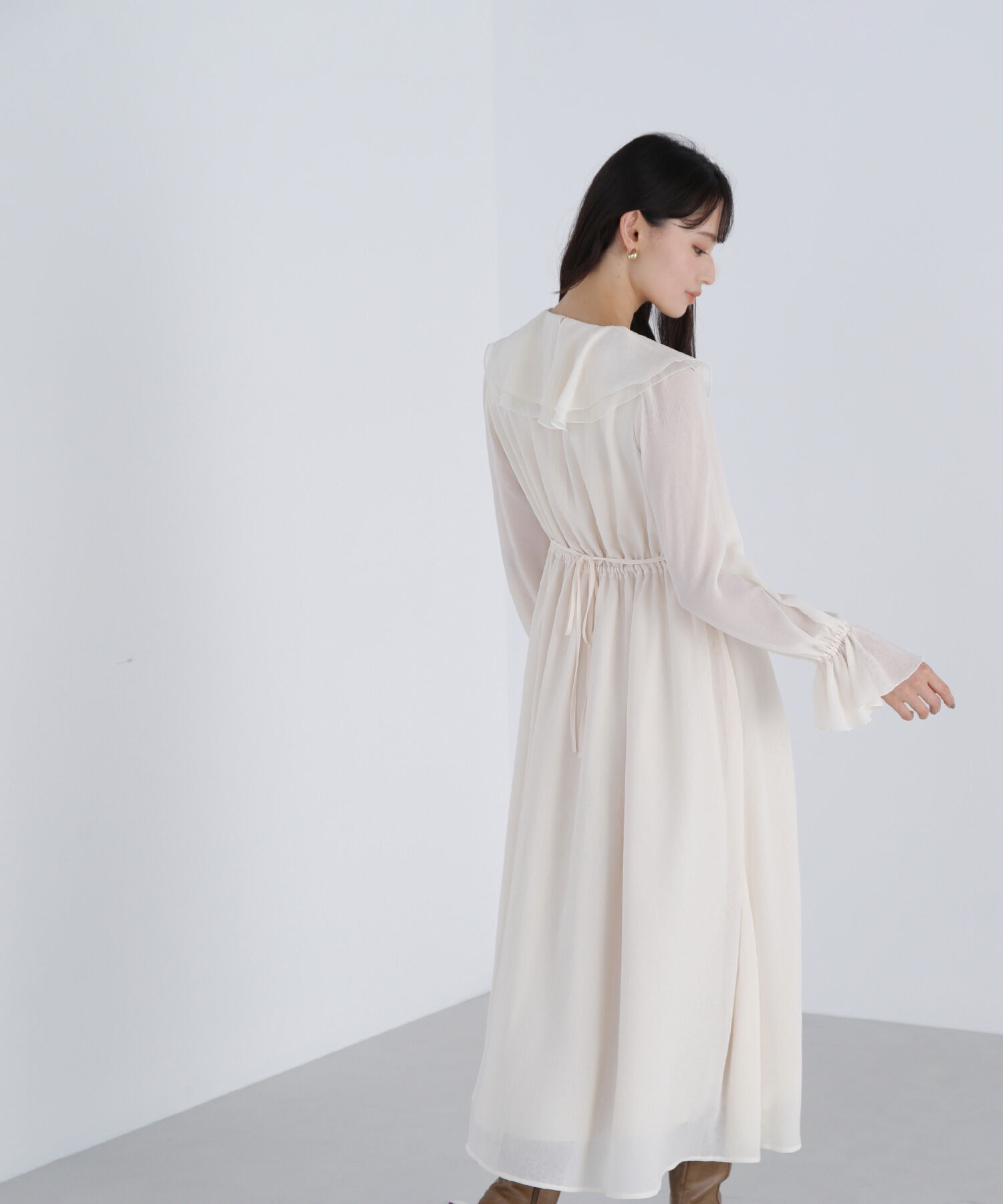  「ラッフルフリルワンピース」|ワンピース|