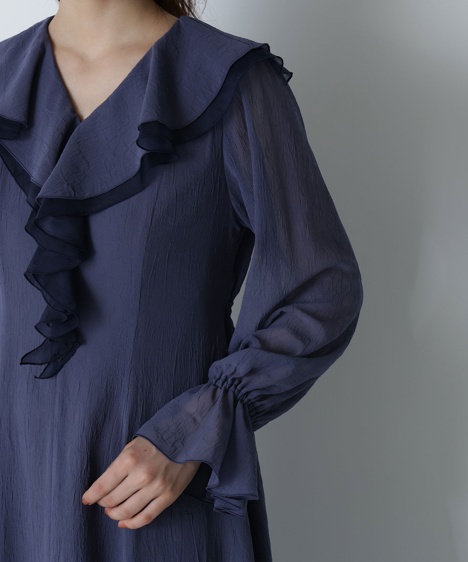  「ラッフルフリルワンピース」|ワンピース|