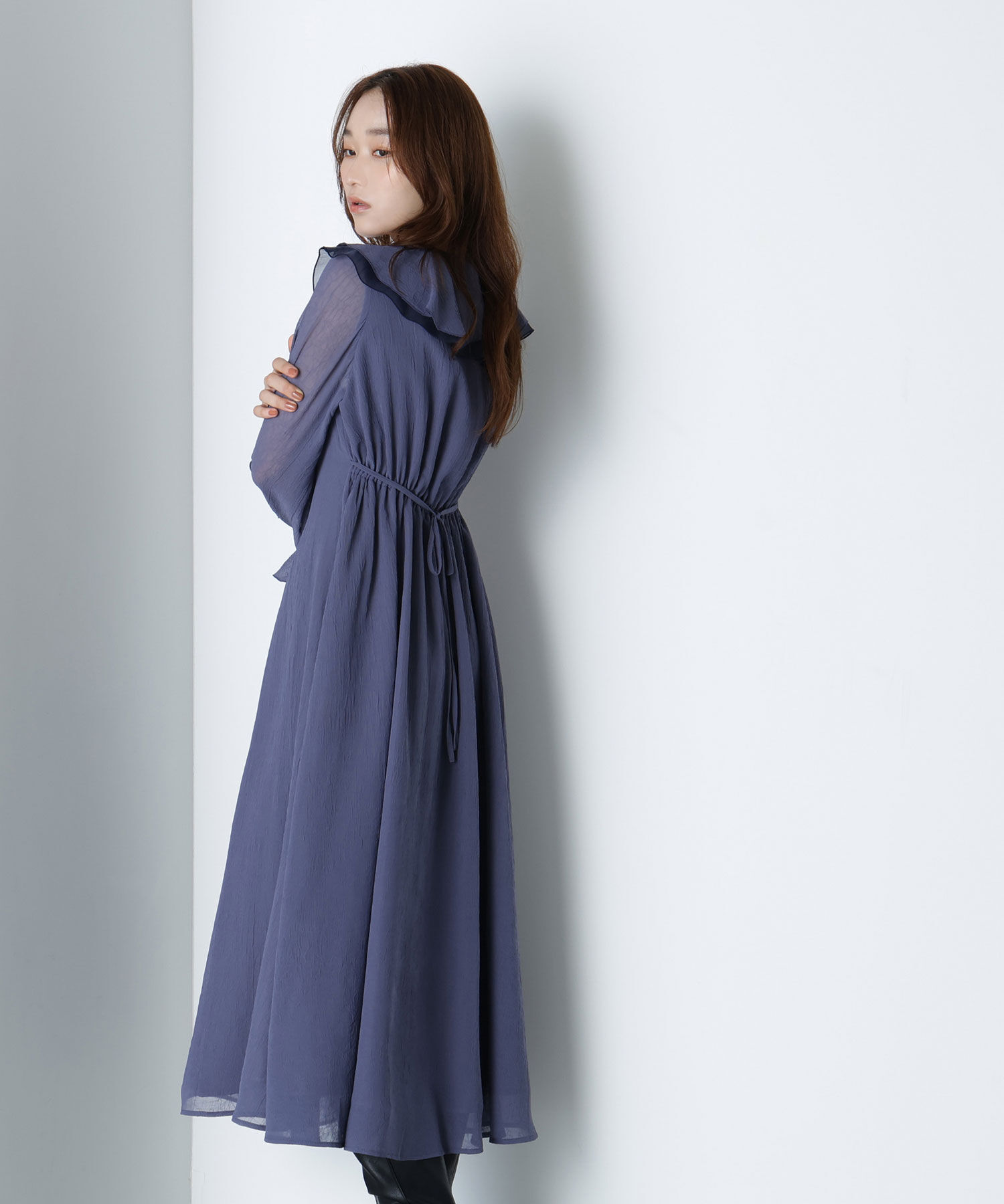  「ラッフルフリルワンピース」|ワンピース|