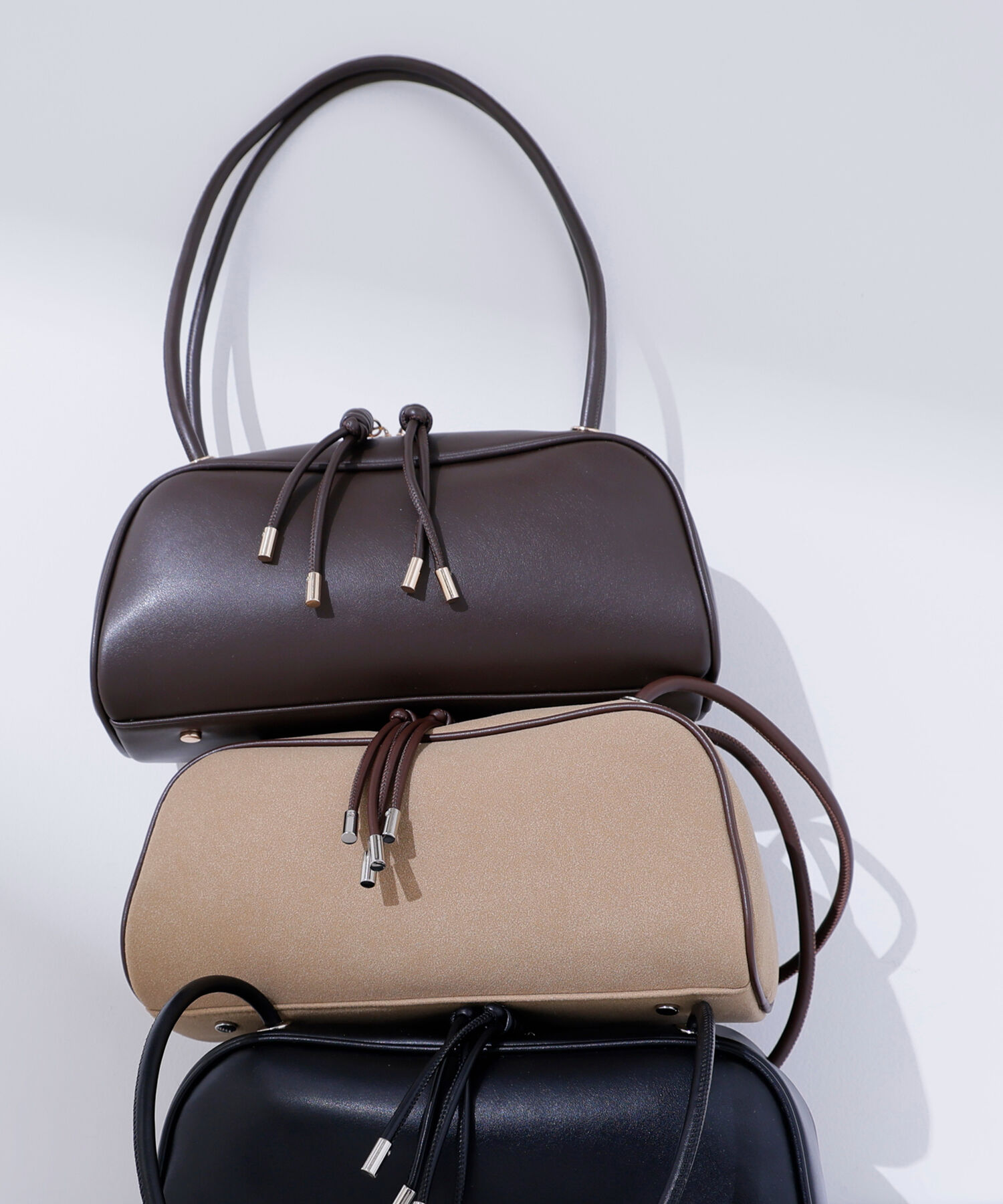  「スリーズボストンバッグ」|ボストンバッグ|ダークブラウ 1