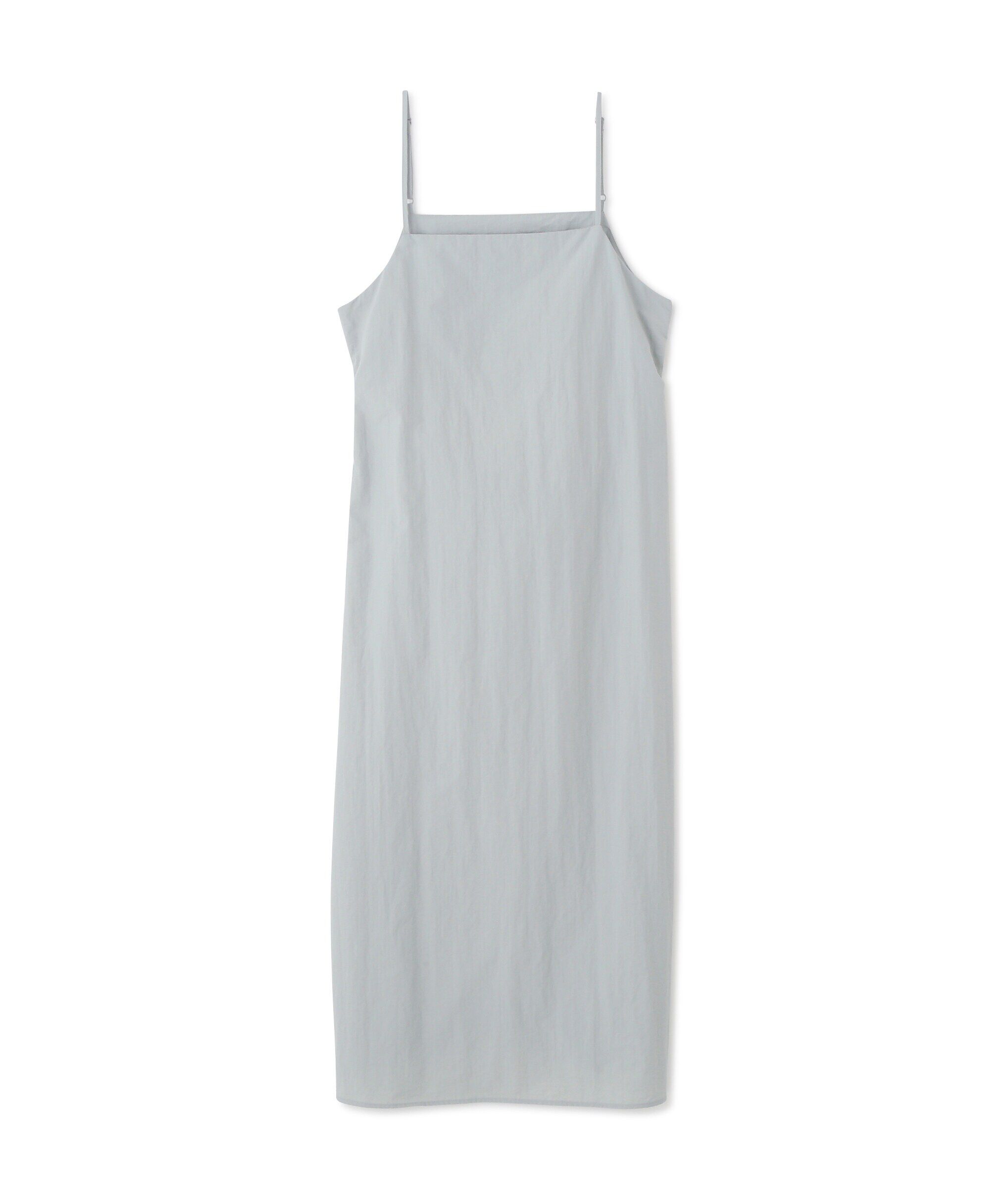  「バックオープンナイロンジャンパースカート」|ワンピース|