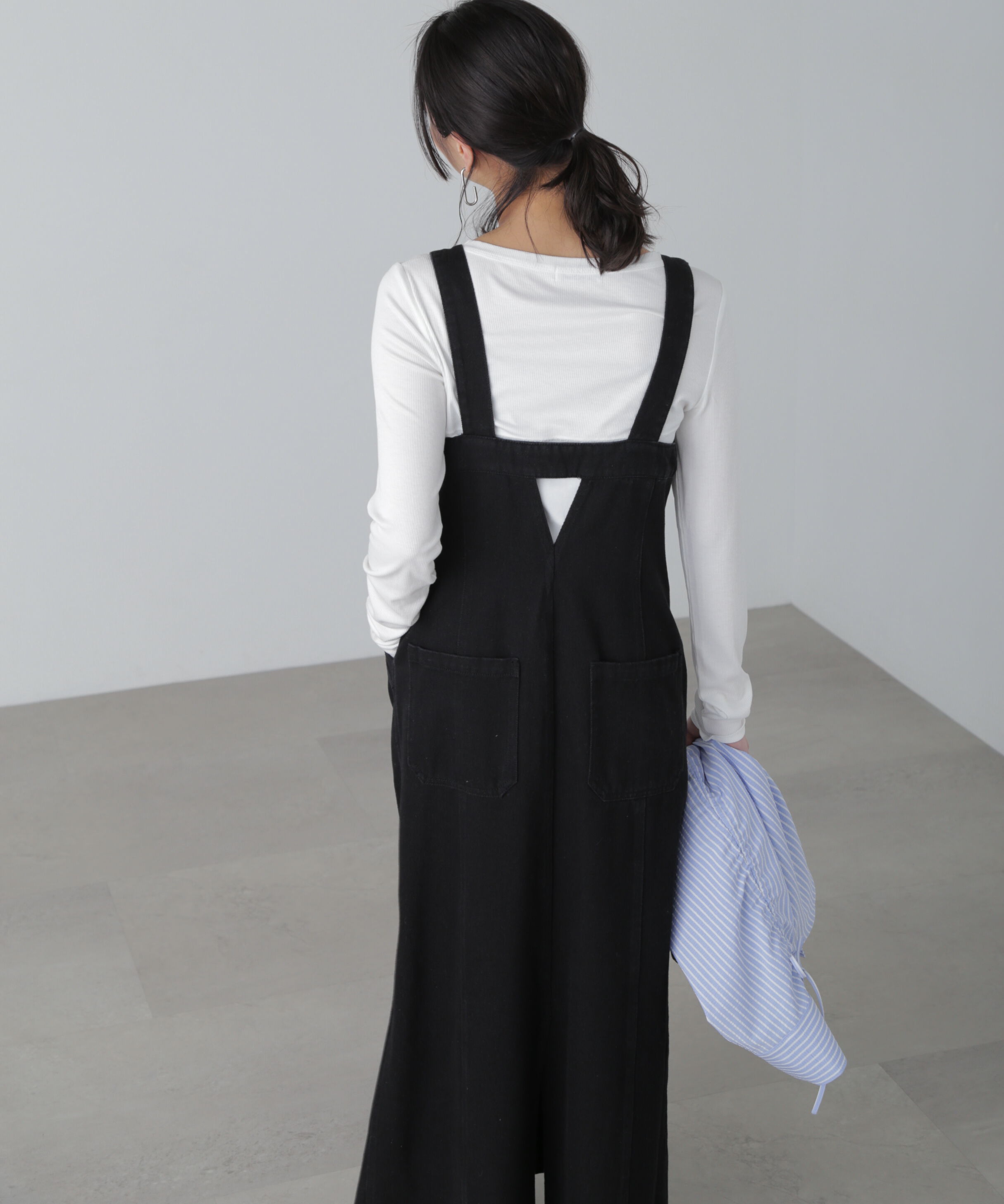  「フロントジップジャンパースカート」|ワンピース|