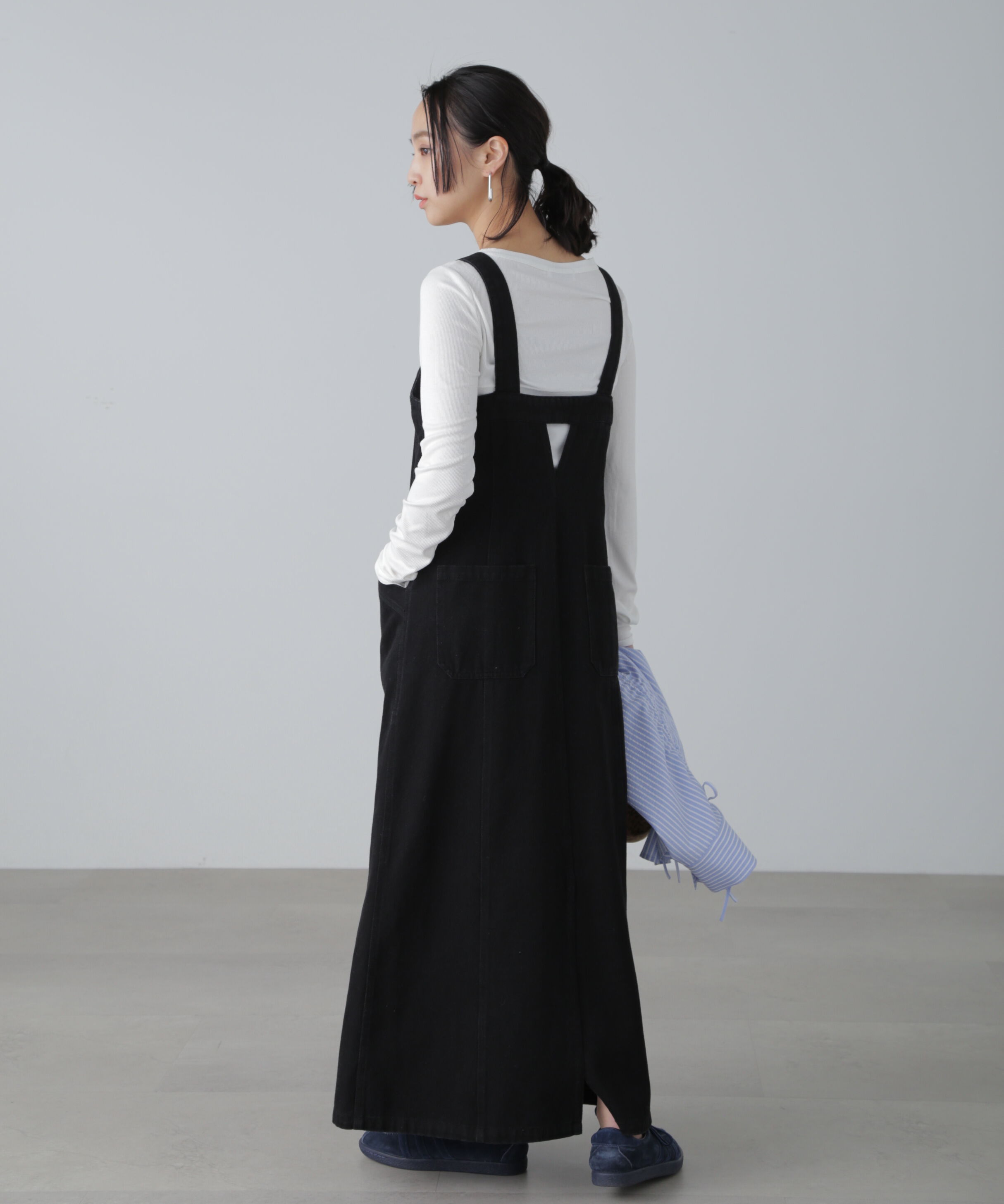  「フロントジップジャンパースカート」|ワンピース|