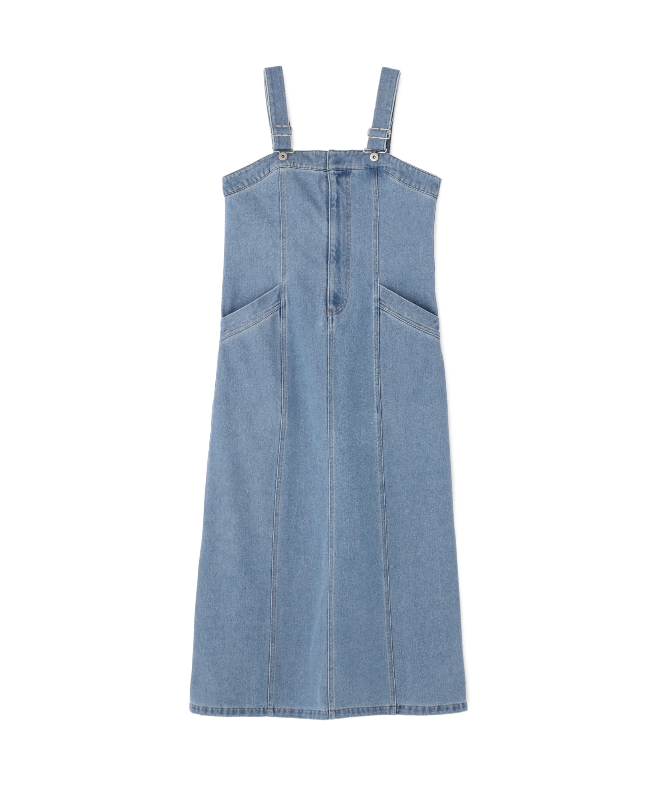  「フロントジップジャンパースカート」|ワンピース|