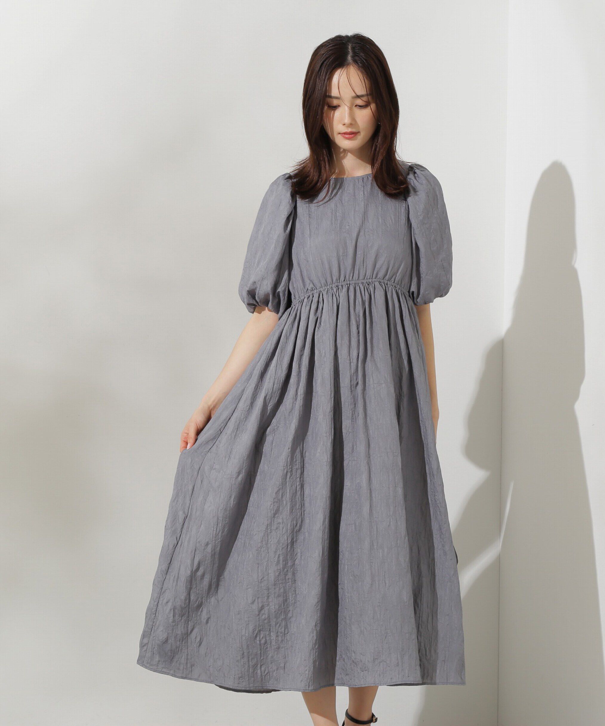 PROPORTION BODY DRESSING「ワッシャーサテンワンピース」|ワンピース|