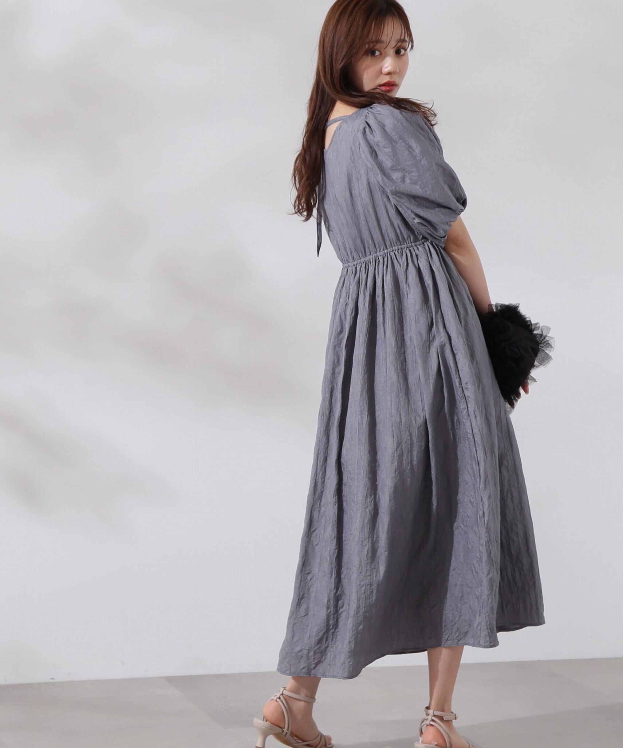 PROPORTION BODY DRESSING「ワッシャーサテンワンピース」|ワンピース|