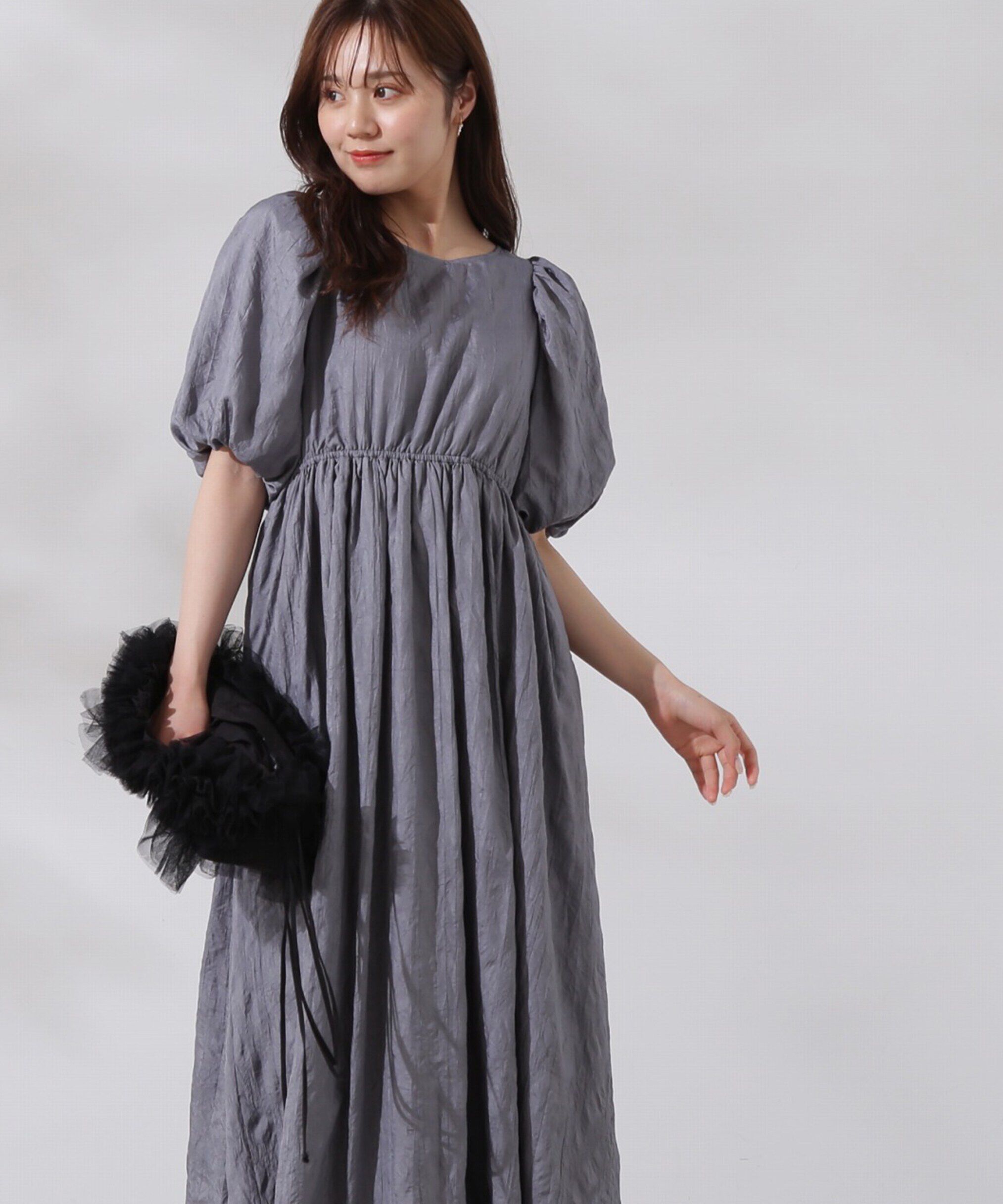 PROPORTION BODY DRESSING「ワッシャーサテンワンピース」|ワンピース|