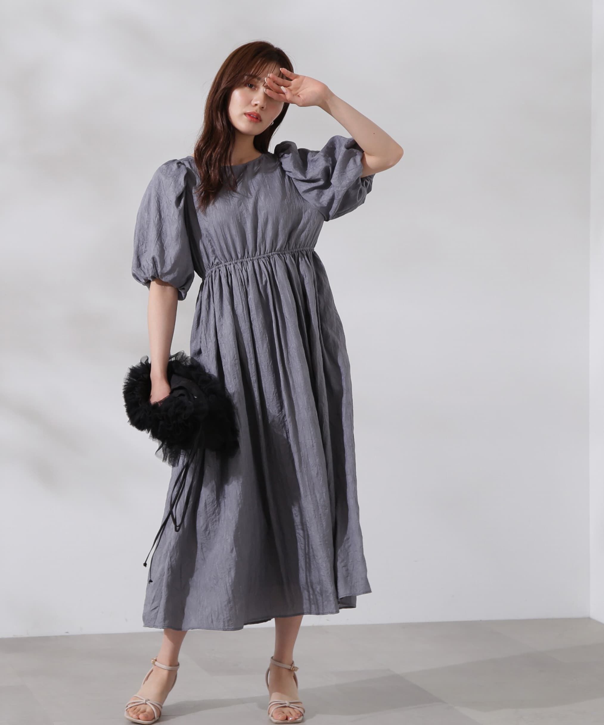 PROPORTION BODY DRESSING「ワッシャーサテンワンピース」|ワンピース|