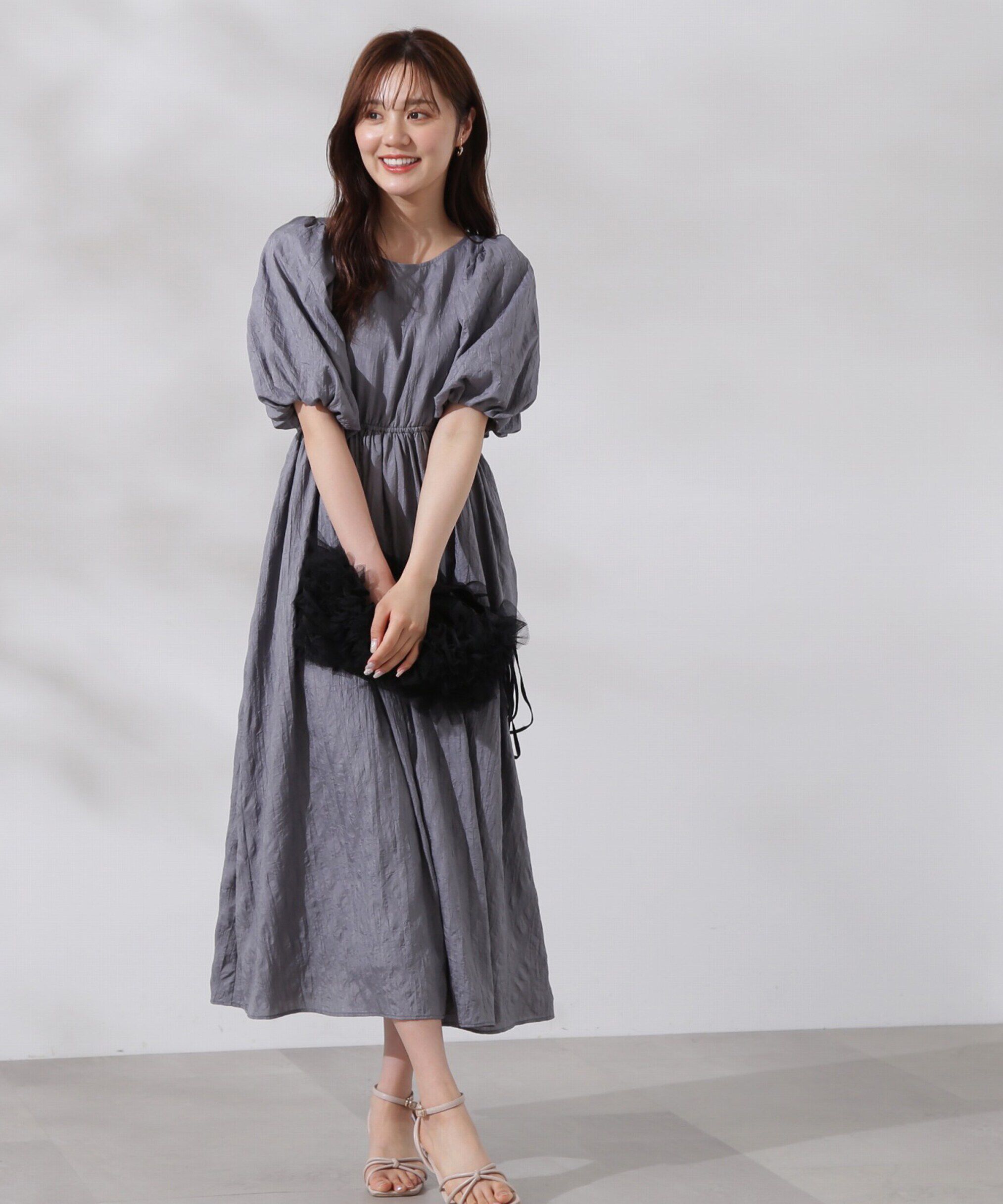 PROPORTION BODY DRESSING「ワッシャーサテンワンピース」|ワンピース|