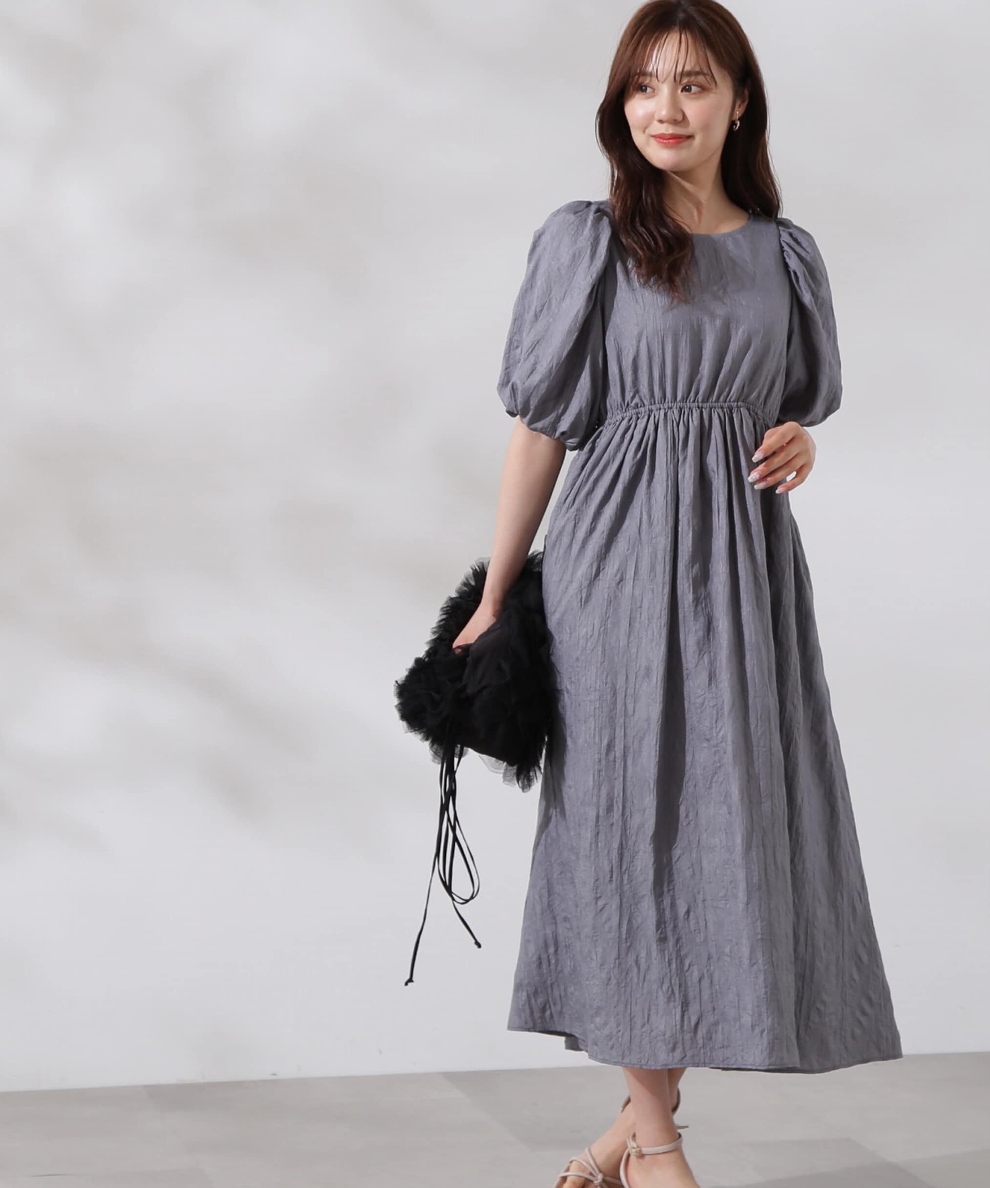 PROPORTION BODY DRESSING「ワッシャーサテンワンピース」|ワンピース|