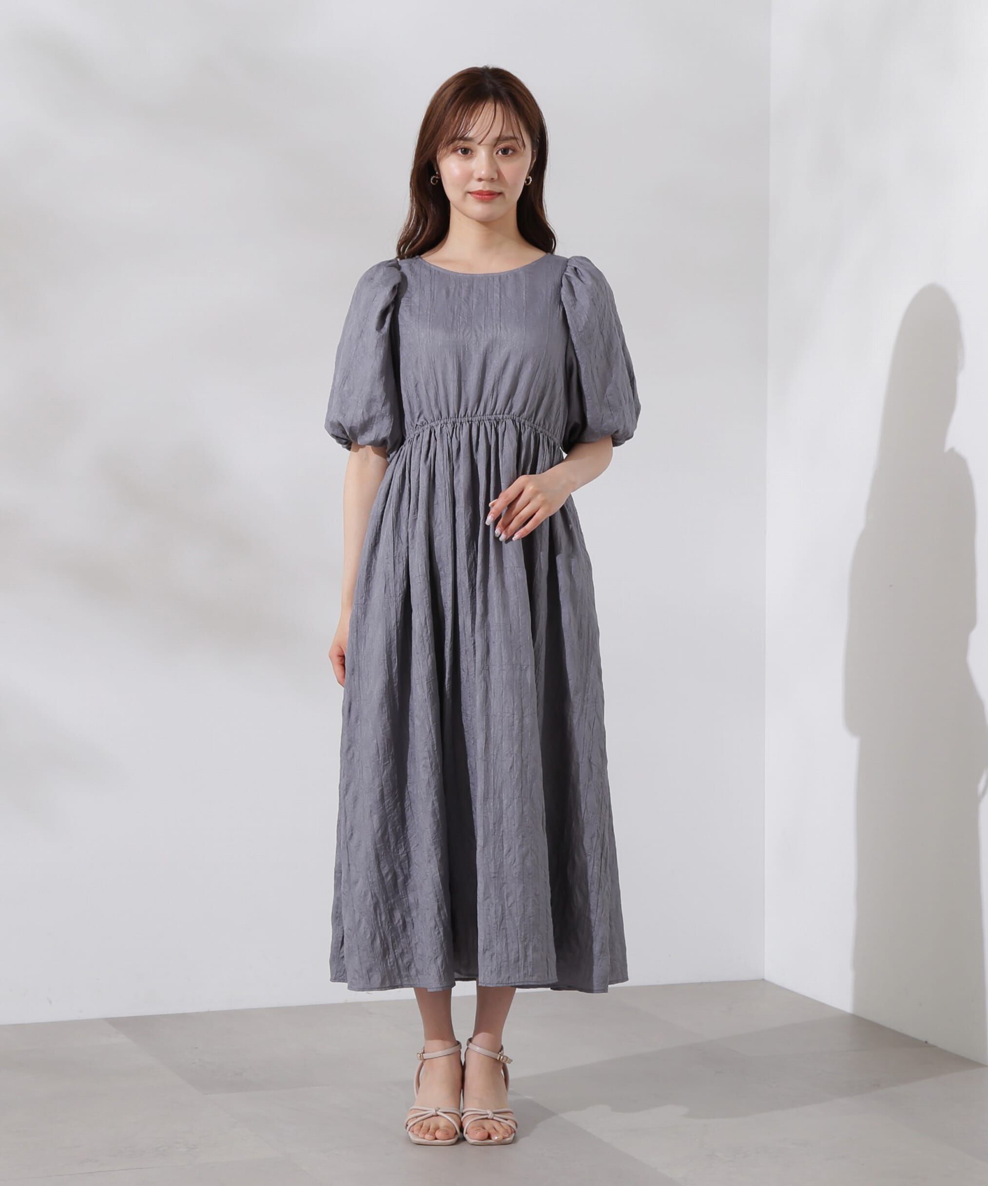 PROPORTION BODY DRESSING「ワッシャーサテンワンピース」|ワンピース|