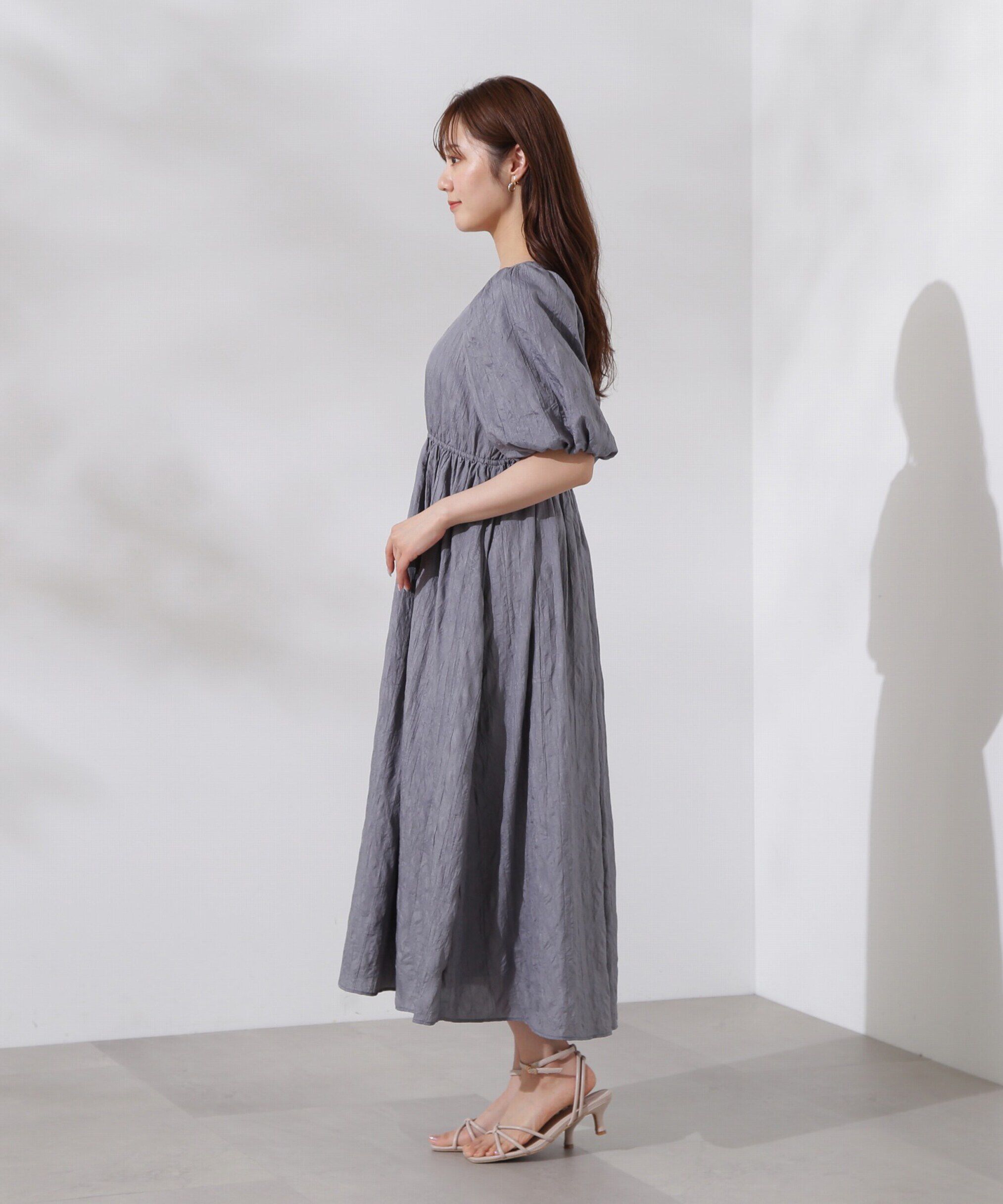 PROPORTION BODY DRESSING「ワッシャーサテンワンピース」|ワンピース|