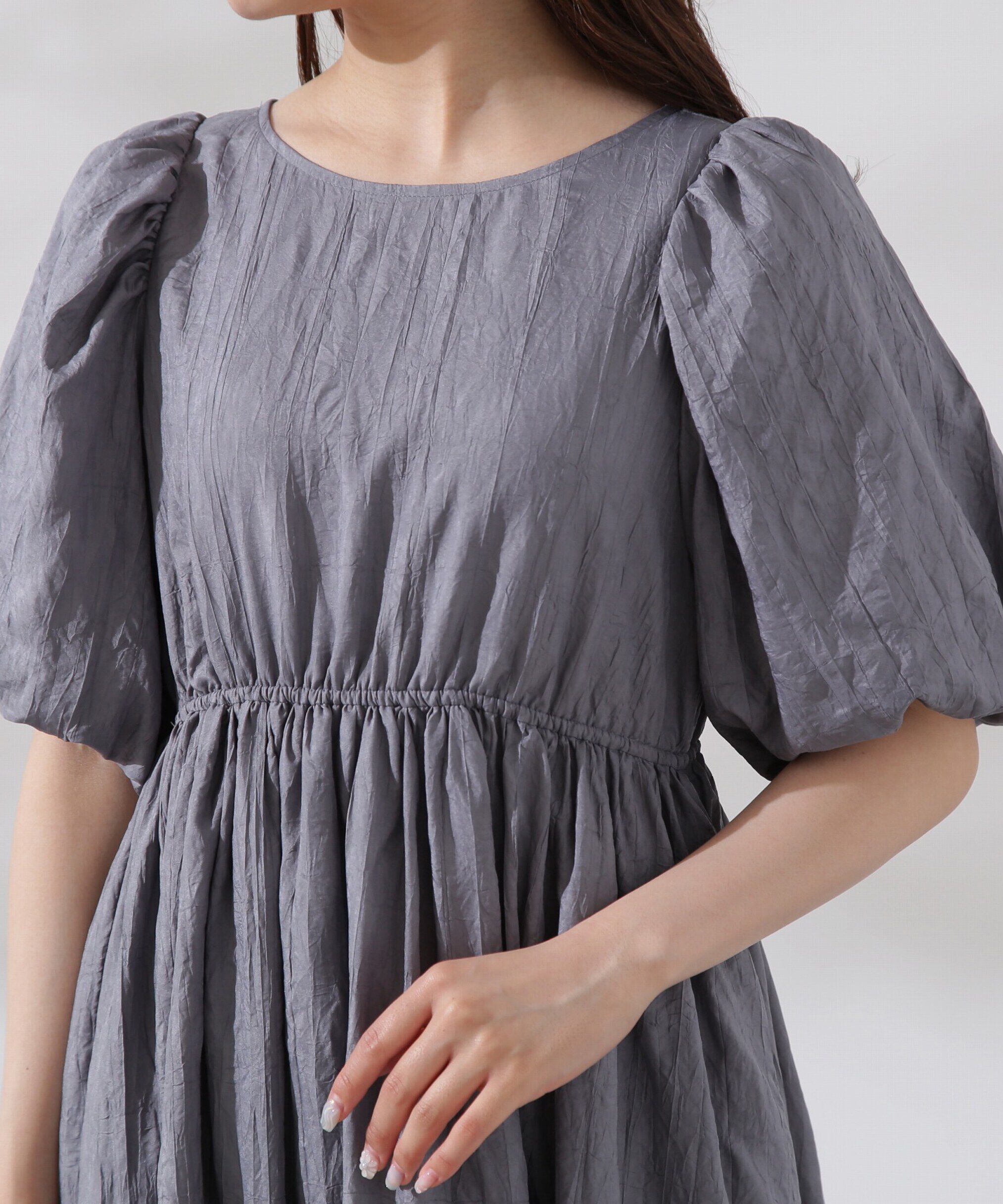 PROPORTION BODY DRESSING「ワッシャーサテンワンピース」|ワンピース|