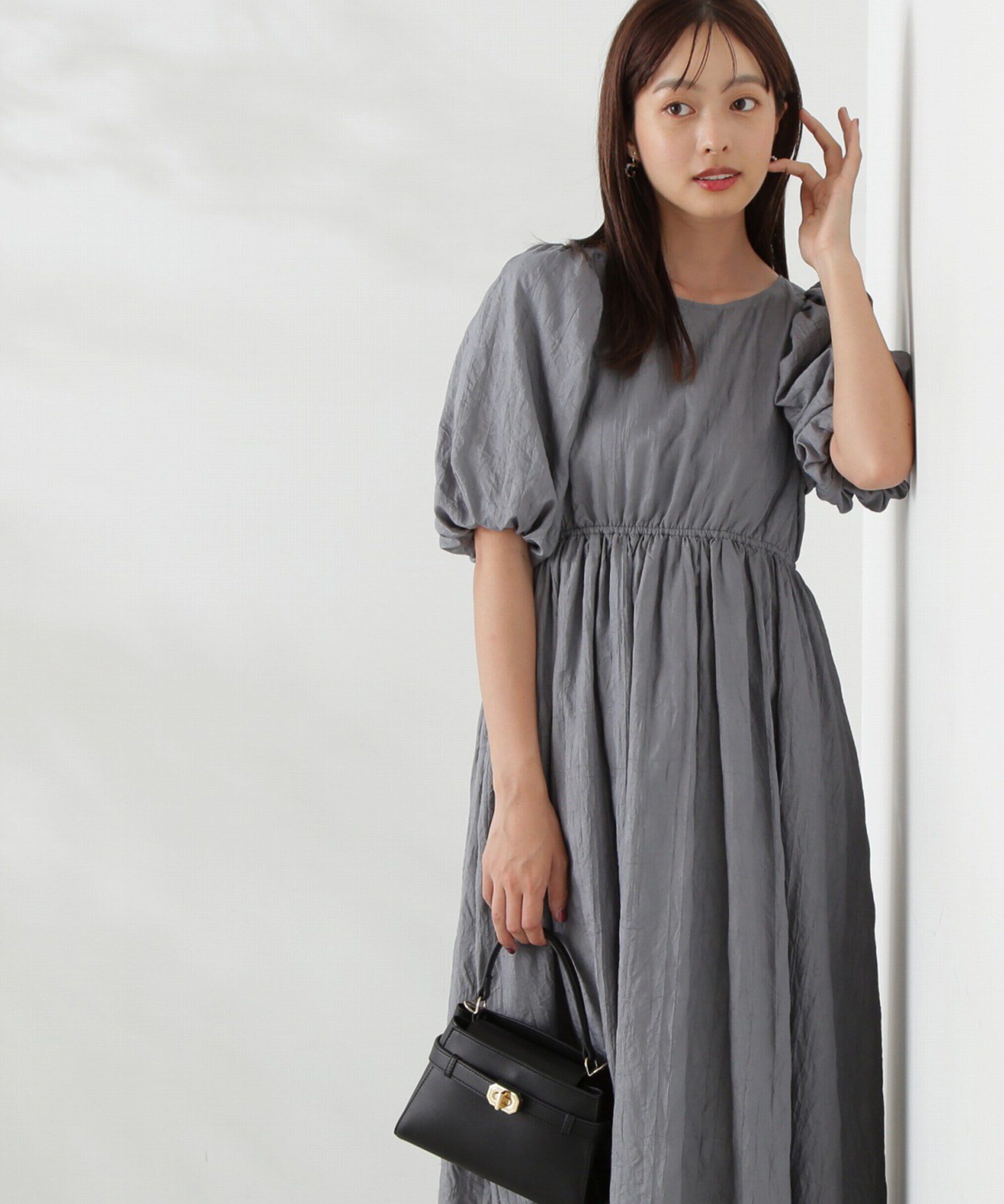 PROPORTION BODY DRESSING「ワッシャーサテンワンピース」|ワンピース|