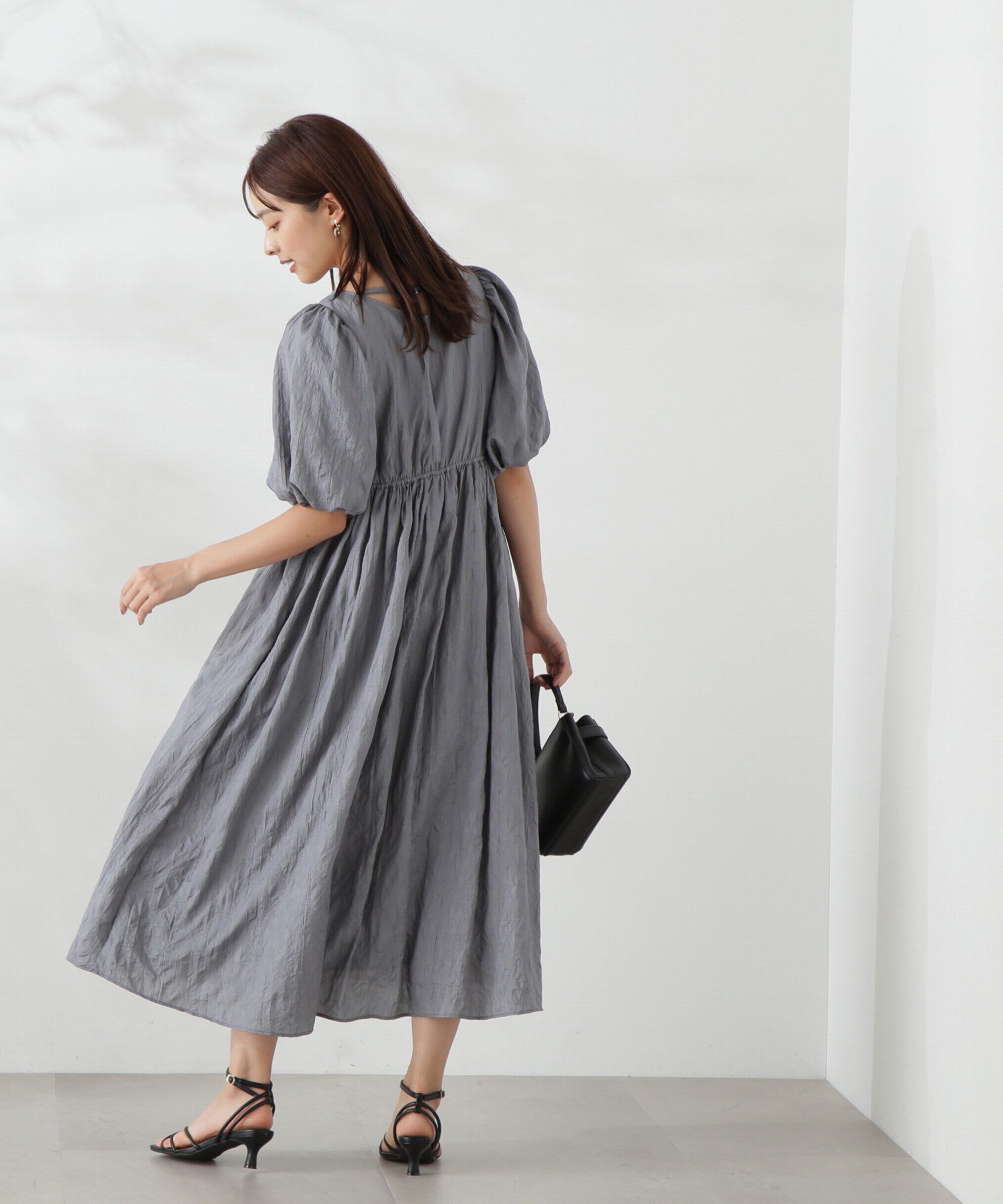 PROPORTION BODY DRESSING「ワッシャーサテンワンピース」|ワンピース|