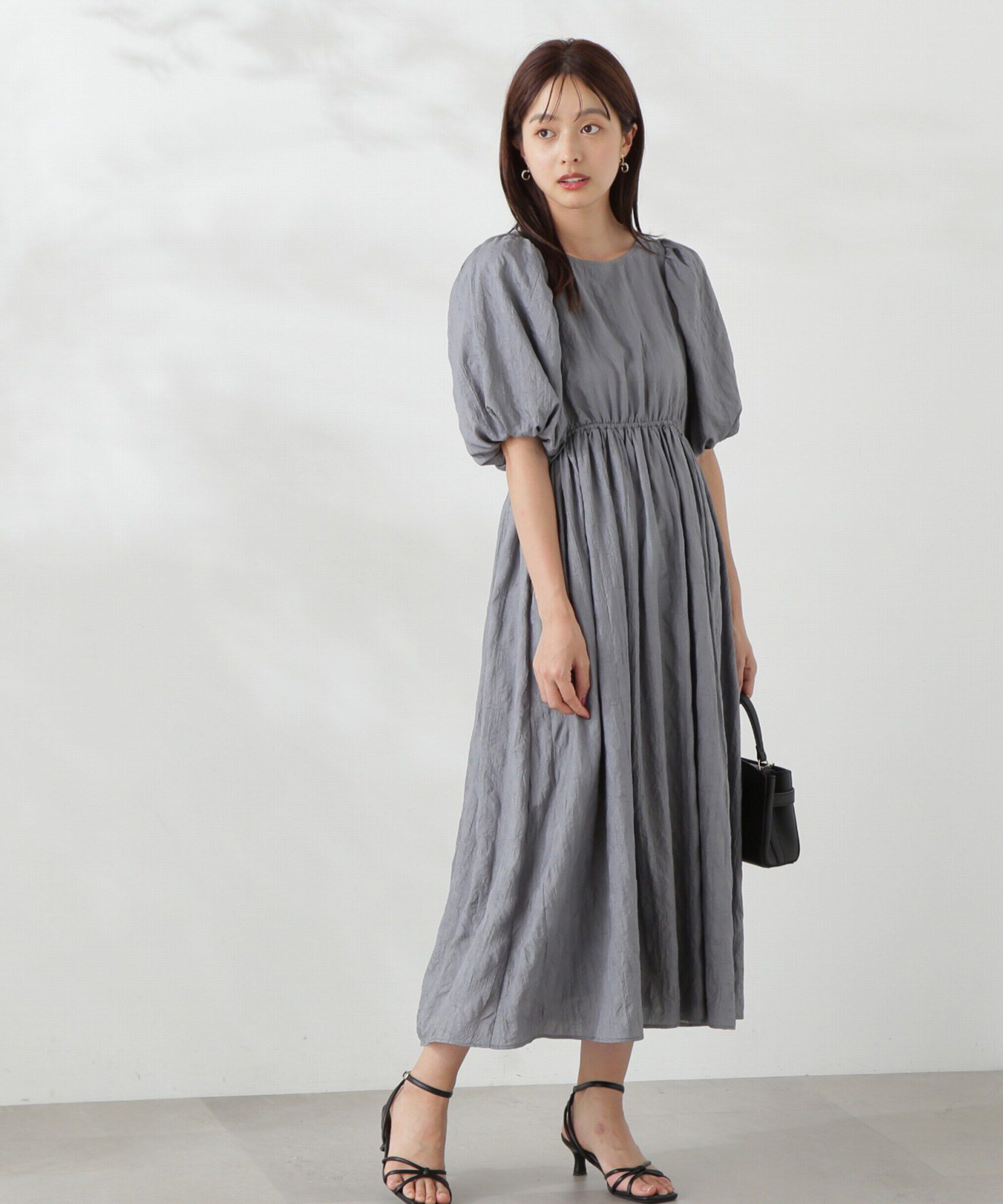 PROPORTION BODY DRESSING「ワッシャーサテンワンピース」|ワンピース|