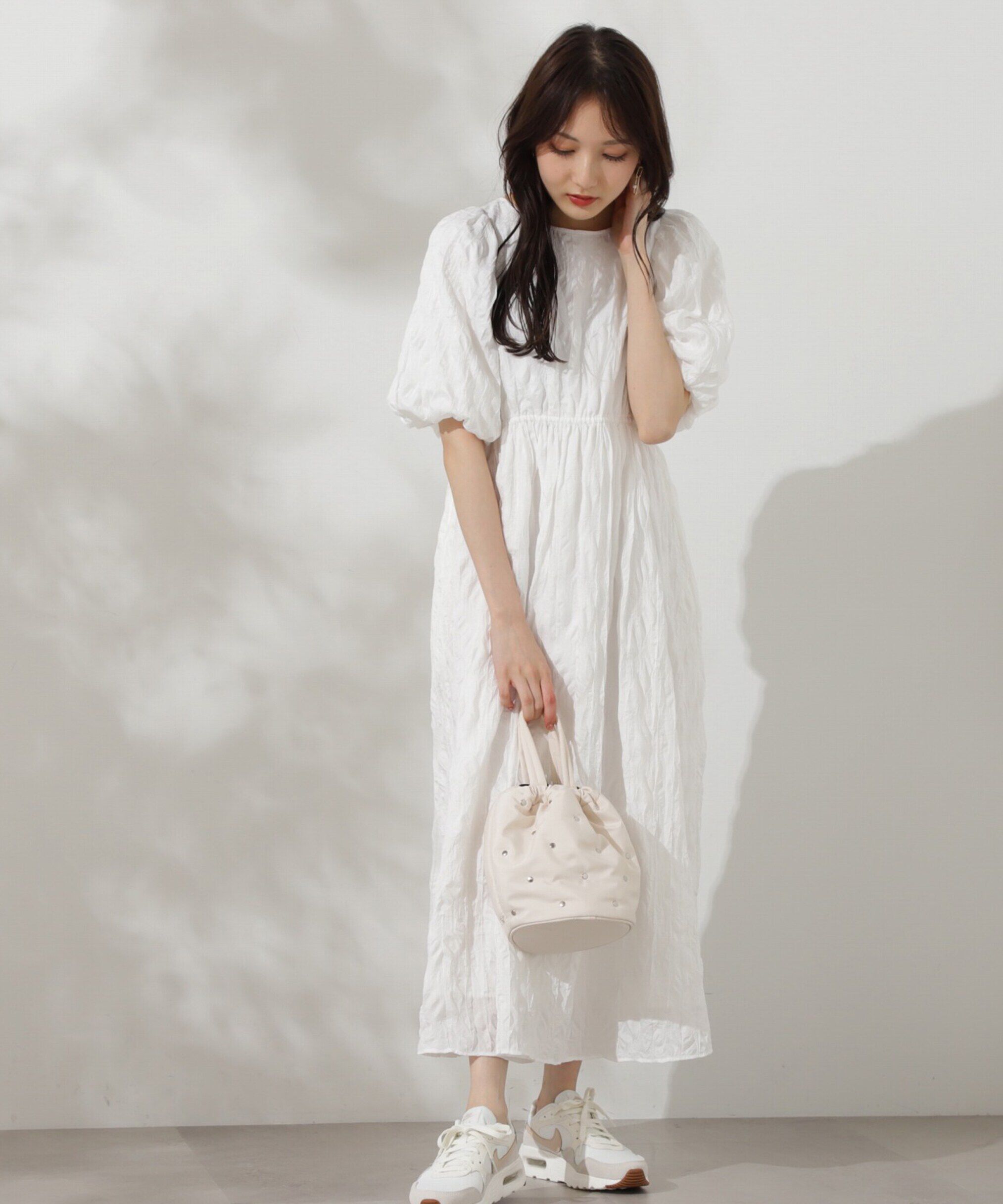 PROPORTION BODY DRESSING「ワッシャーサテンワンピース」|ワンピース|